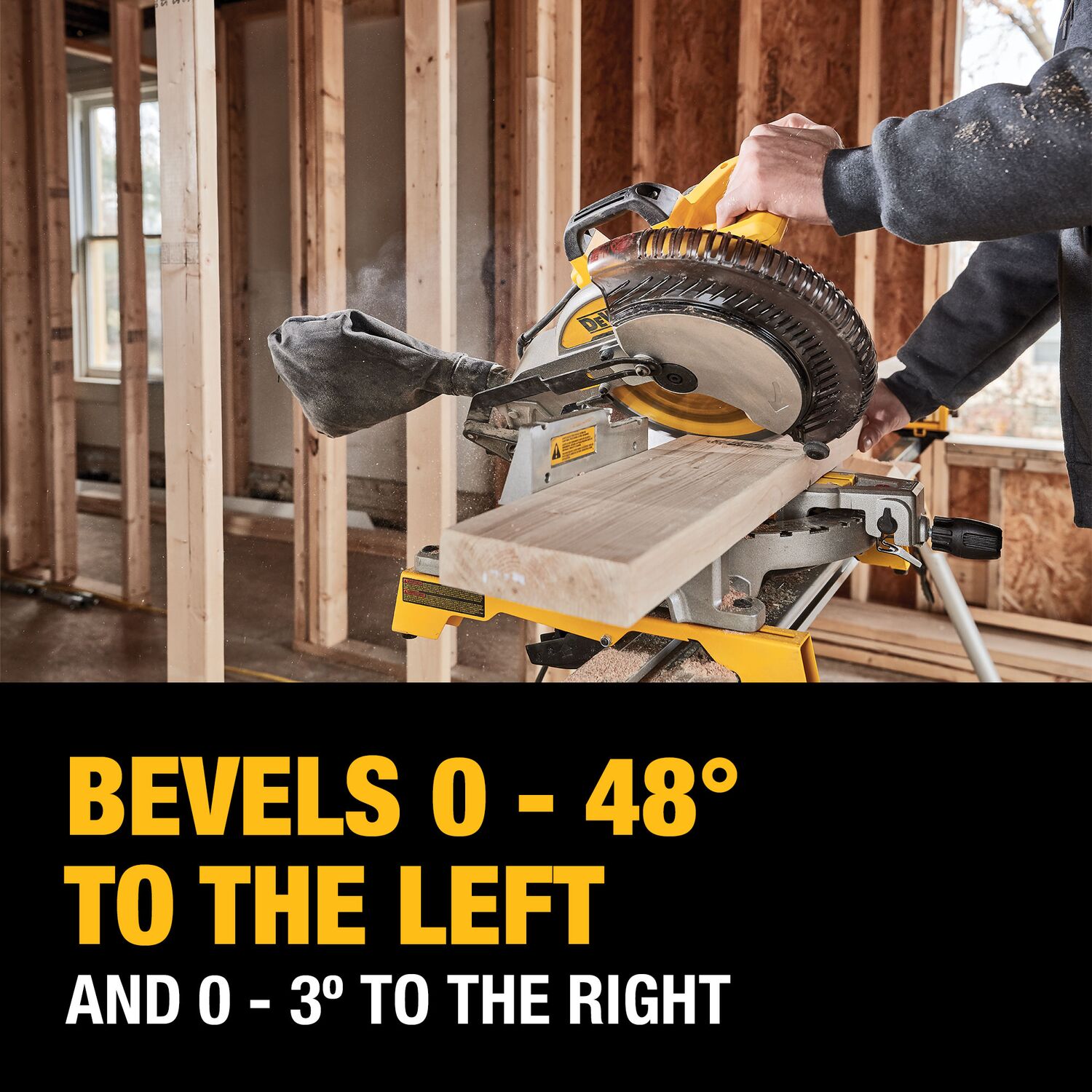 DEWALT 10-in 15-Amp Single Bevel Compound Corded Miter Saw DWS713 At ...