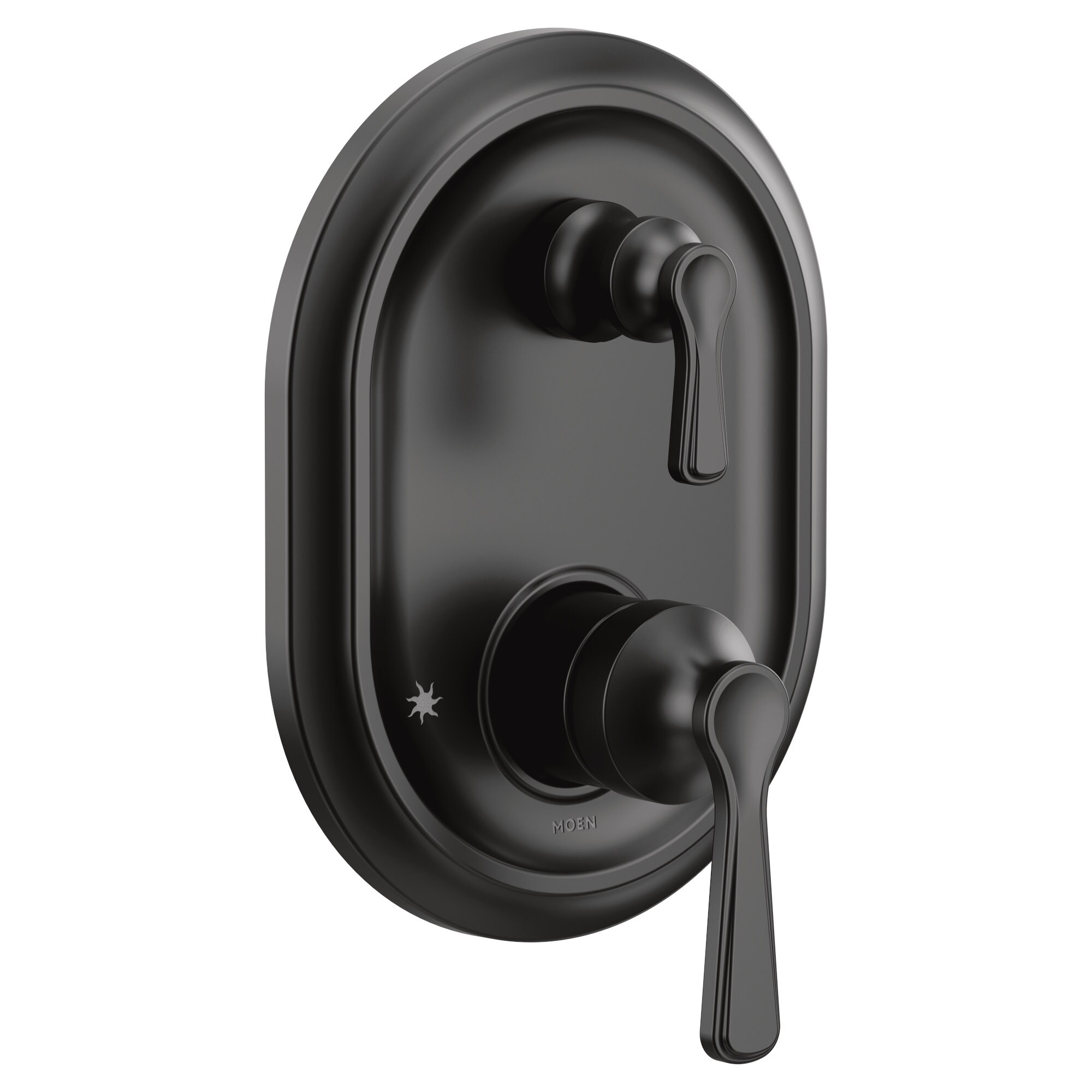 Moen UTS9211BL Colinet Matte Black 2-handle Shower Faucet