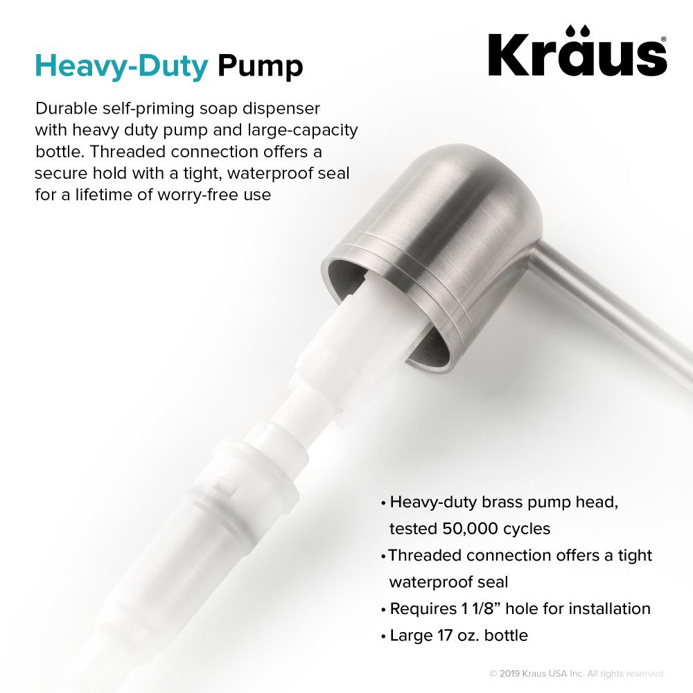 Kraus KSD-32SFS Soap-Lotion-Dispensers - View #3