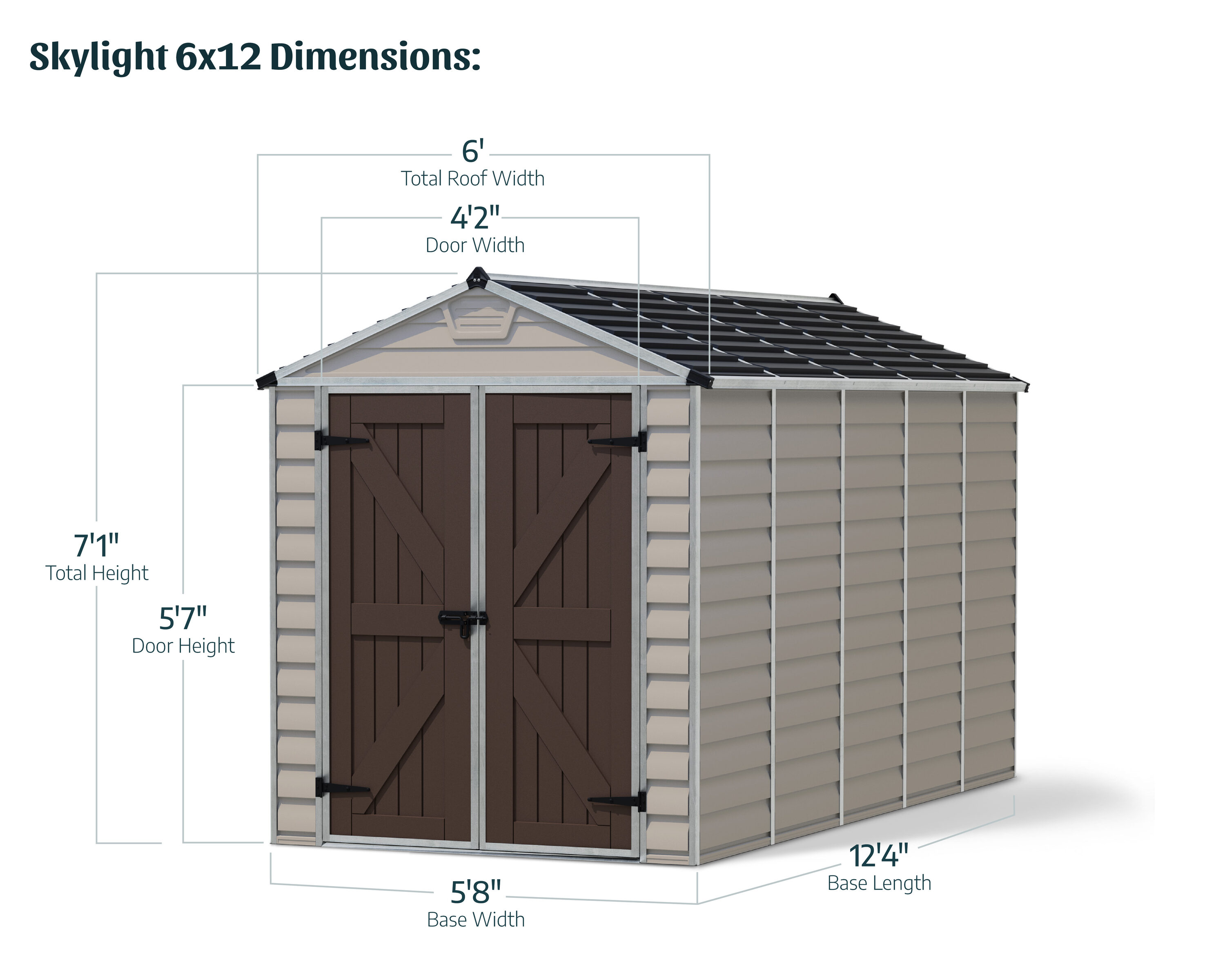 Canopia by Palram 703391 Vinyl-Resin-Storage-Buildings - View #5