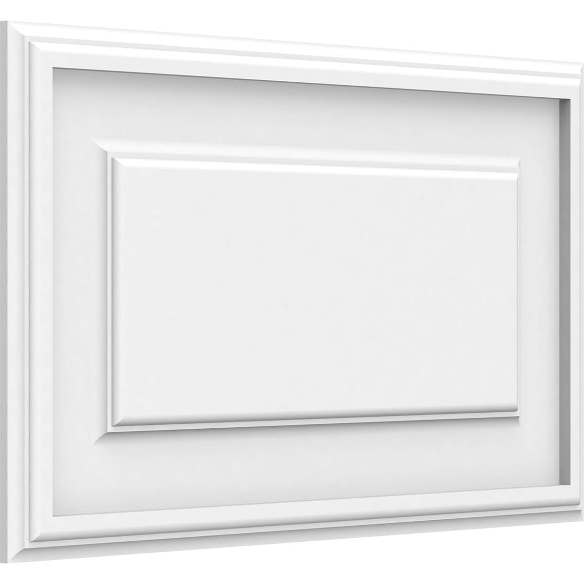 Ekena Millwork WALP20X12X062LEG 20-in x 12-in Smooth Paintable/Stainable White PVC Fretwork Wall Panel (
