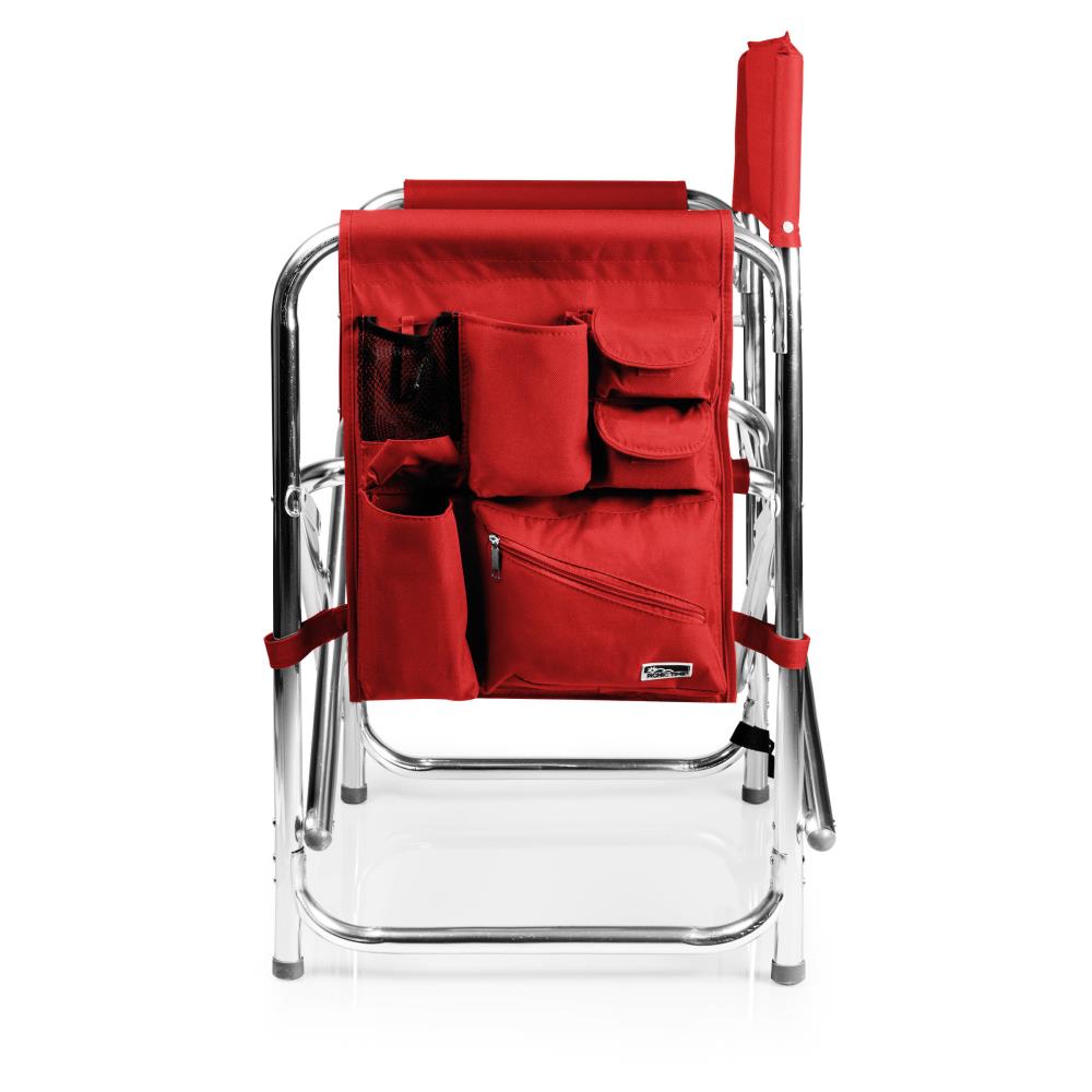 Picnic Time Louisville Cardinals Fusion Backpack Chair with Cooler, Red