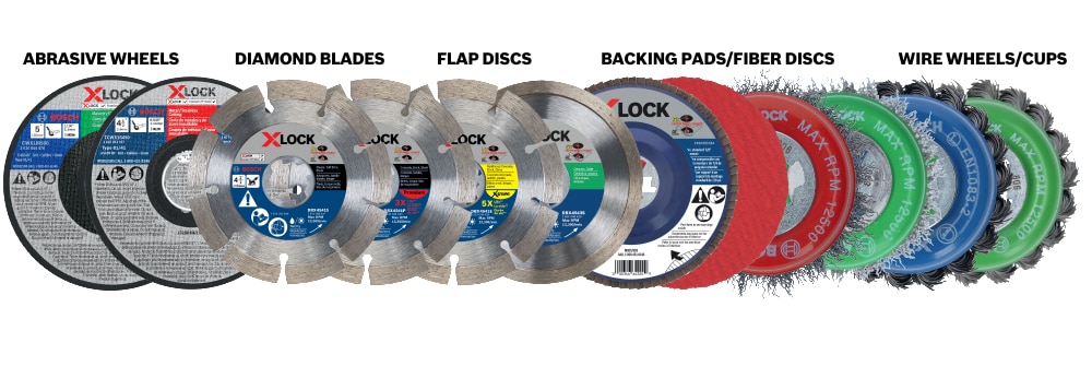 Bosch X-Lock 4.5-in Aluminum Oxide Cutting/Grinding Wheel