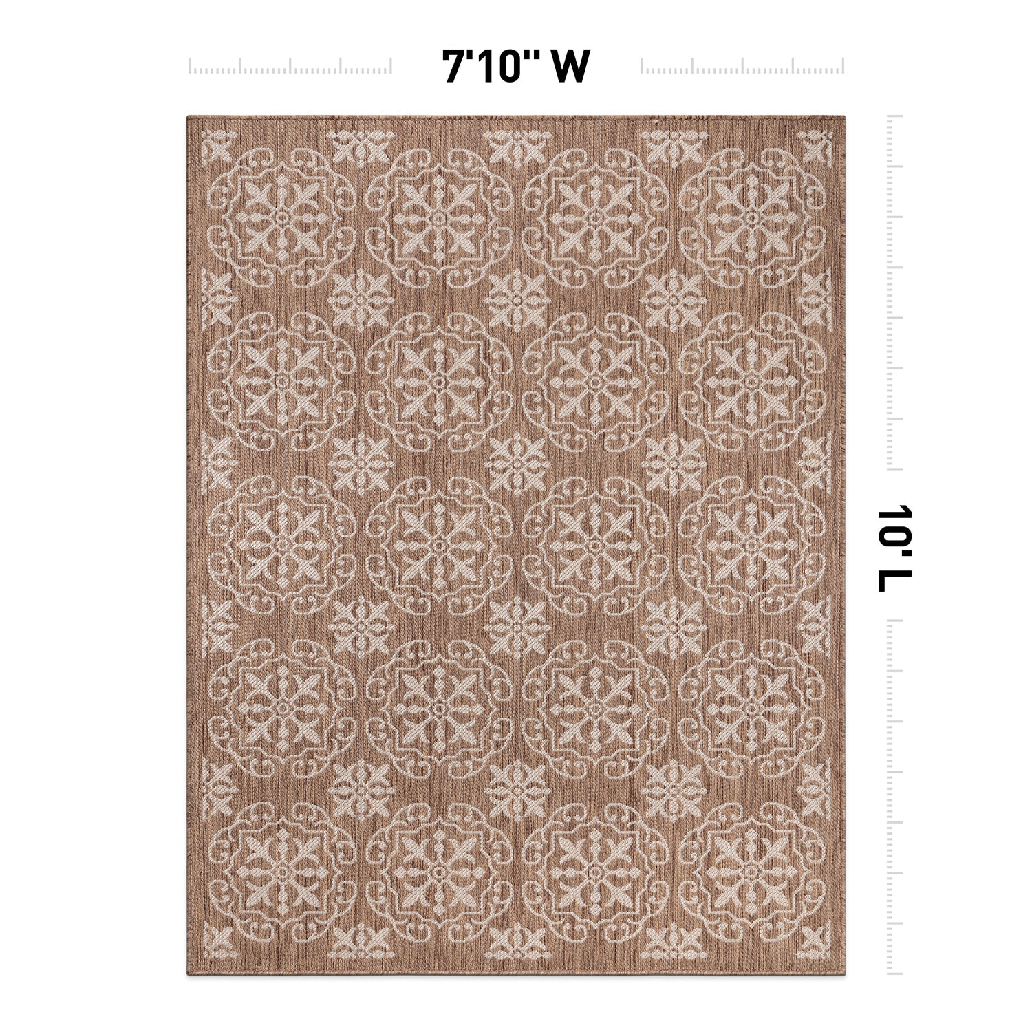 World Rug Gallery 119BROWN8X10 rugs - View #3