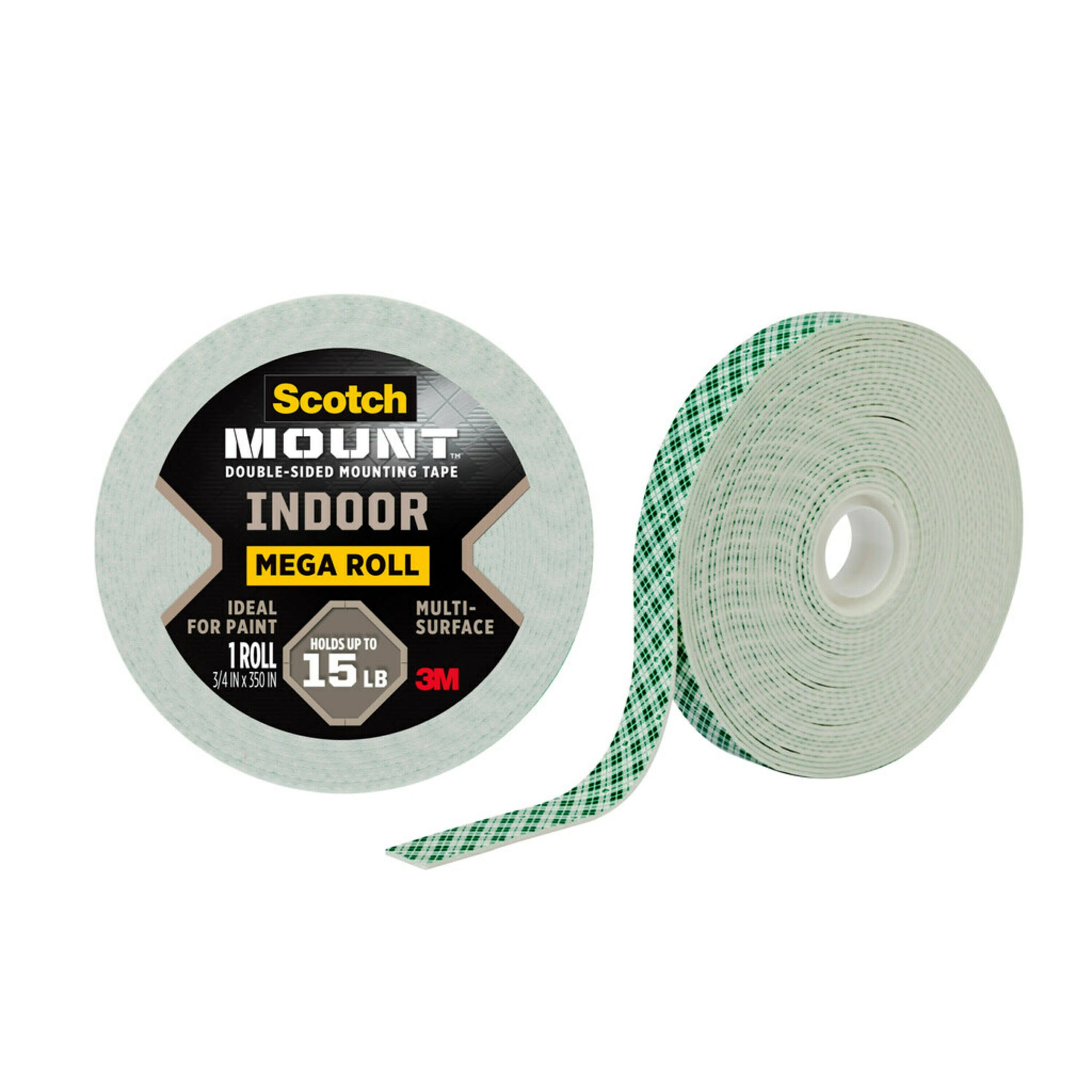 Scotch-Mount Indoor Double-Sided Mounting Tape 0.75-in x 29.17-ft Double- Sided Tape in the Double-Sided Mounting Tape department at