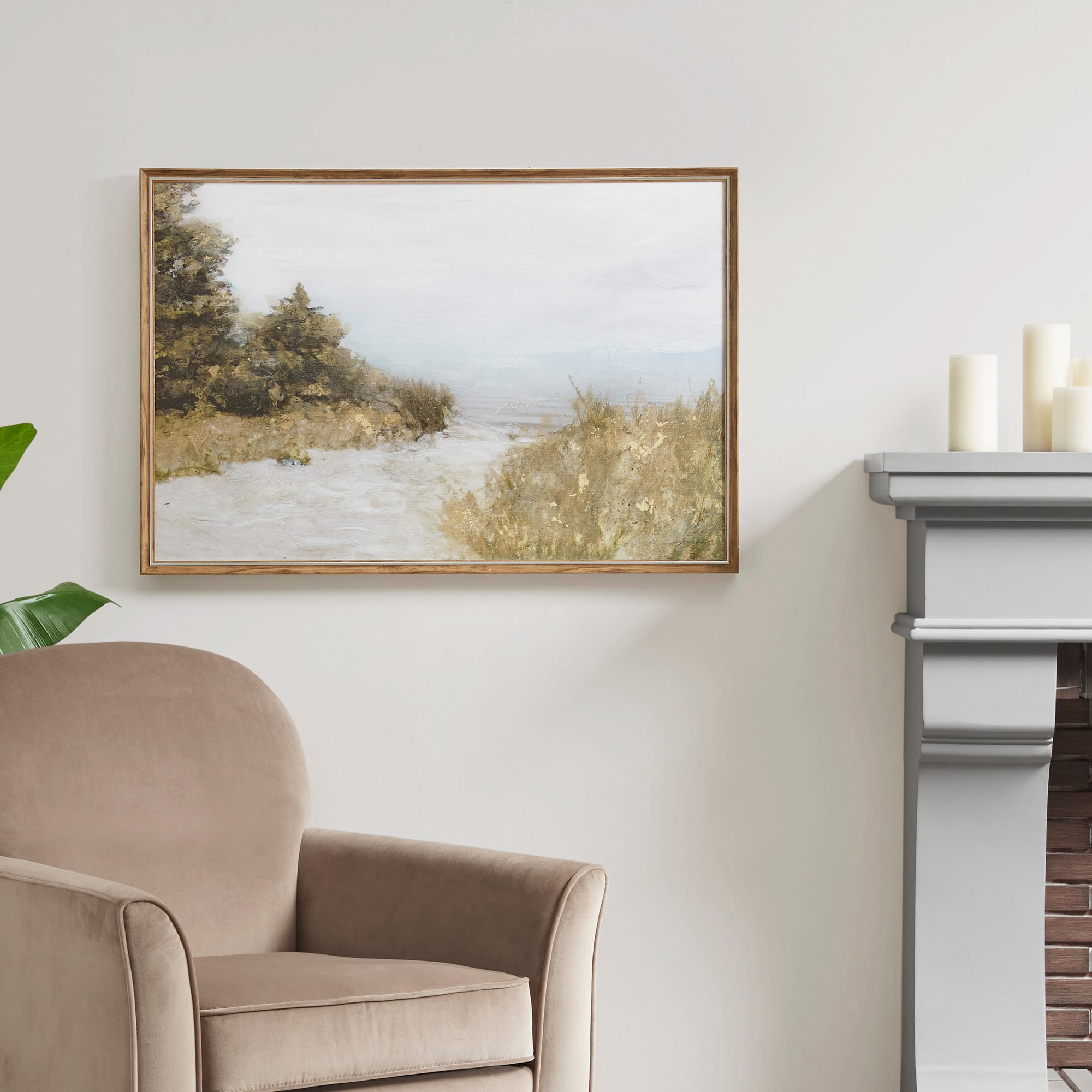 Madison Park MT95C-0024 Matina Theodosiou Multi Wood Framed 25.2-in H x 37.2-in W Landscape Print