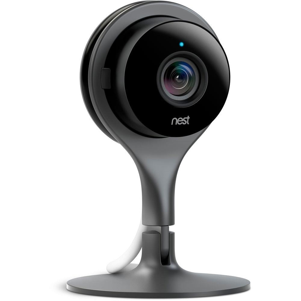 Google Cam indoor wired home security camera- black Indoor 1