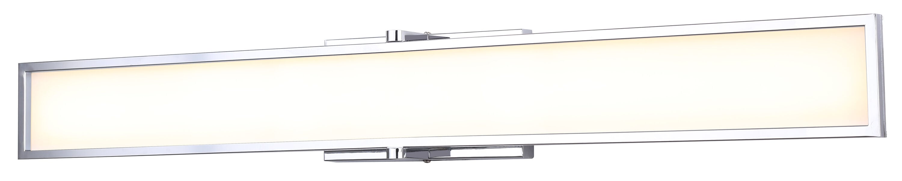 Canarm LVL229A36CH PAX 36-in 1 -Light Matte Chrome Integrated LED Modern/contemporary Vanity light bar