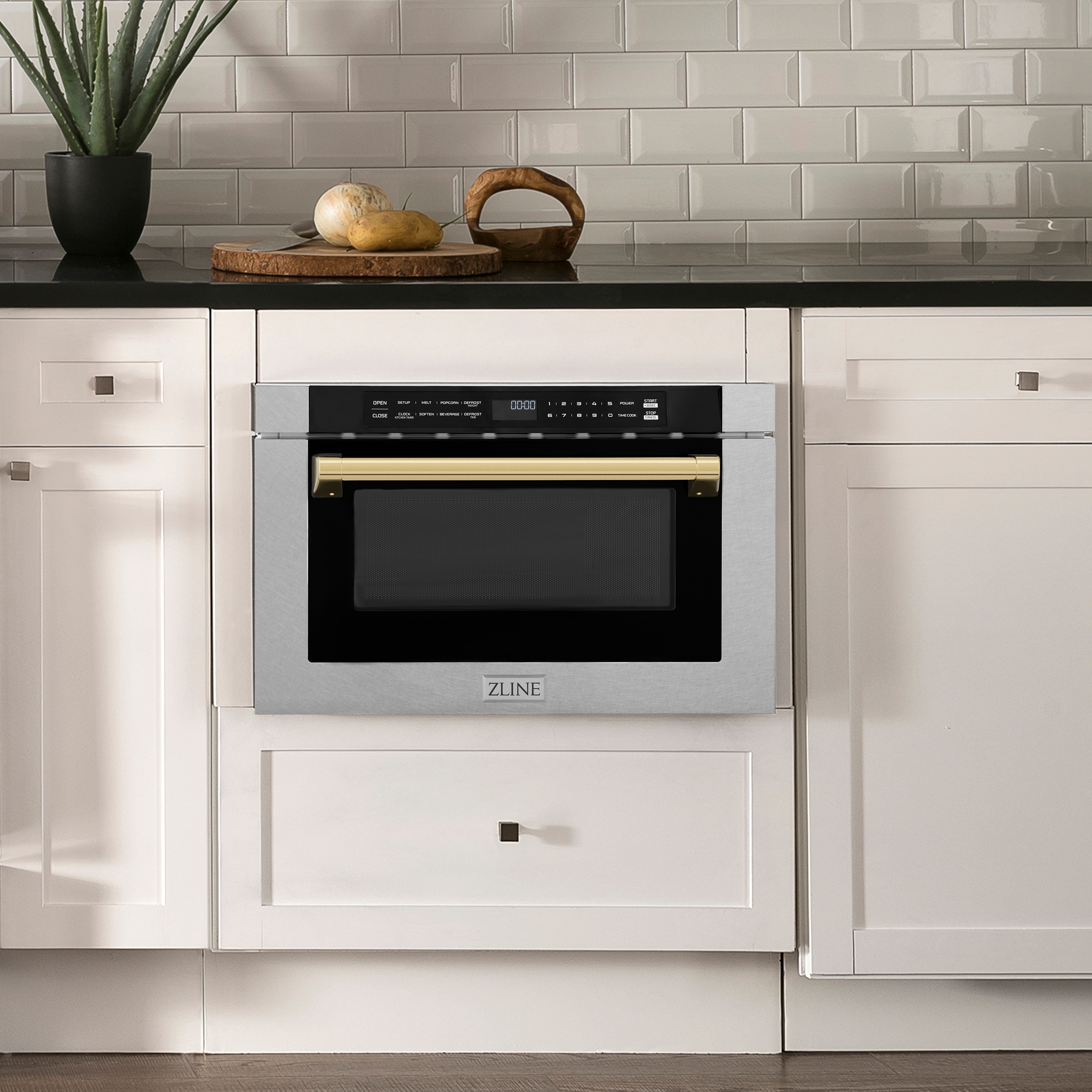ZLINE KITCHEN & BATH MWDZ-1-SS-H-G Microwave-Drawers - View #2