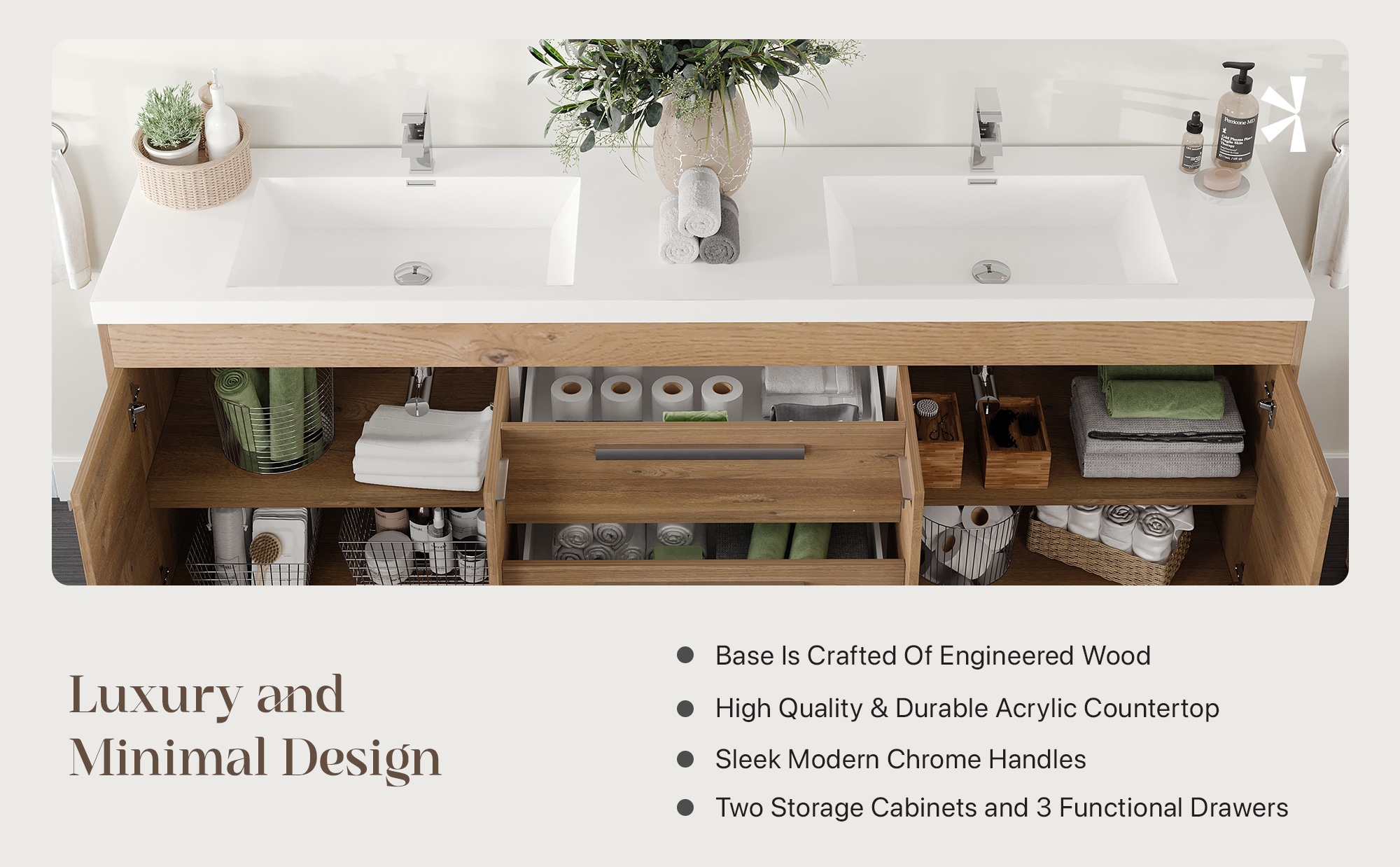 Eviva EVVN1900-8-84NOK Bath-Vanity-Combo - View #9