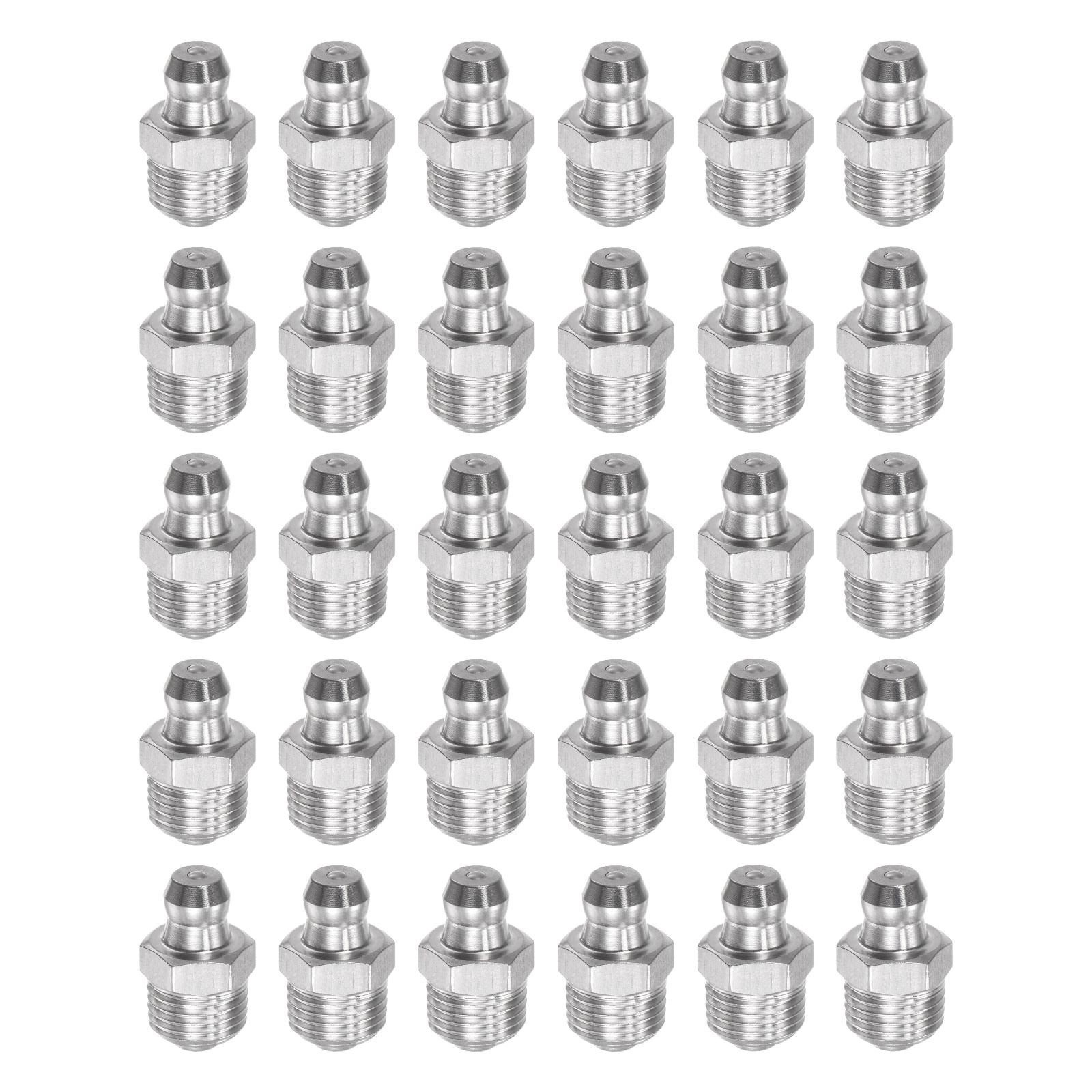 Unique Bargains 304 Stainless Steel Straight Grease Fitting M10 x 1mm ...