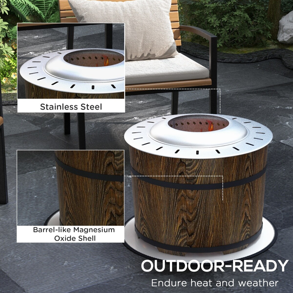 Vkoiyg AS-T1025-01-01065 Outdoor-Woodburning-Firepits - View #3