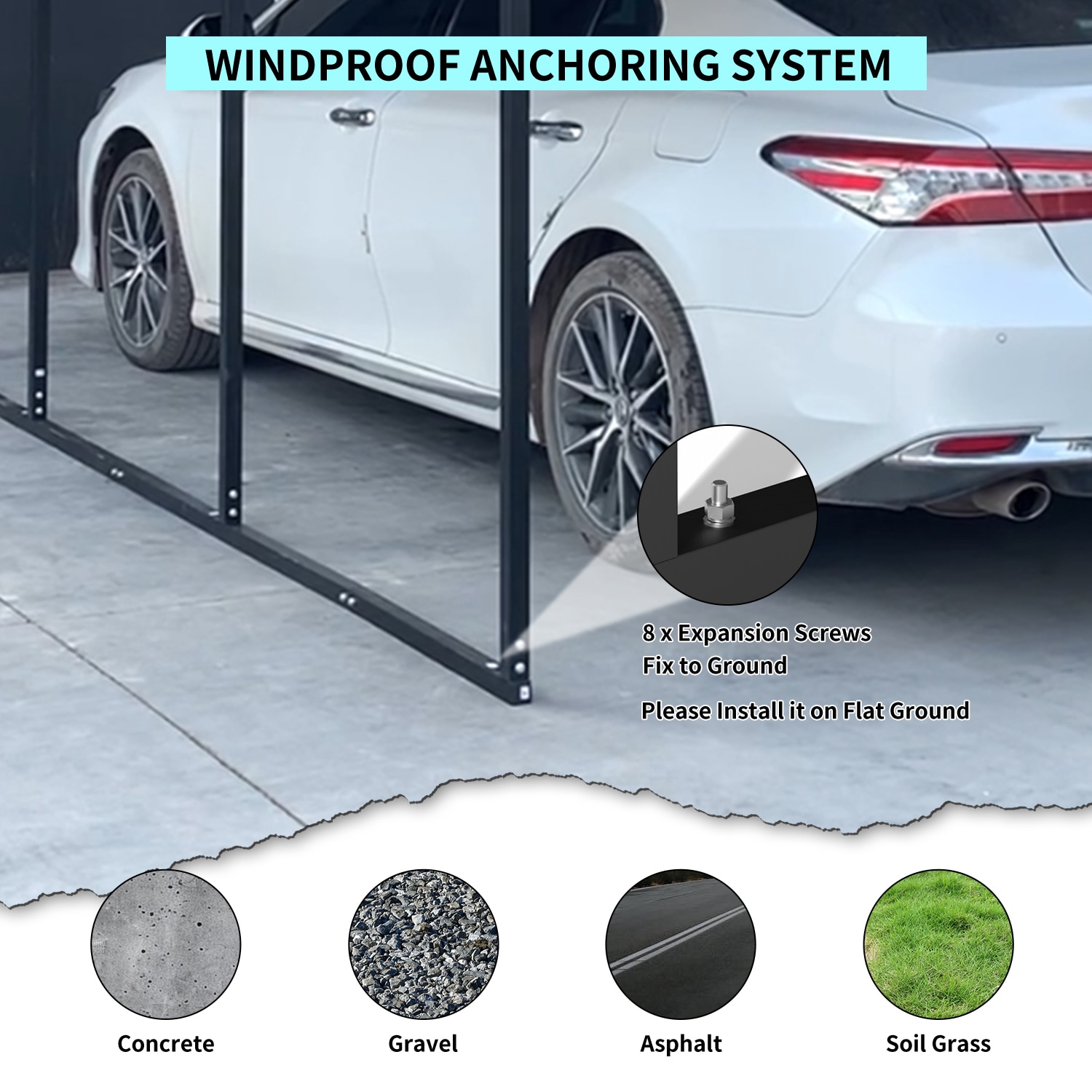 Mondawe OR-S00008-DS Carport-Covers - View #4
