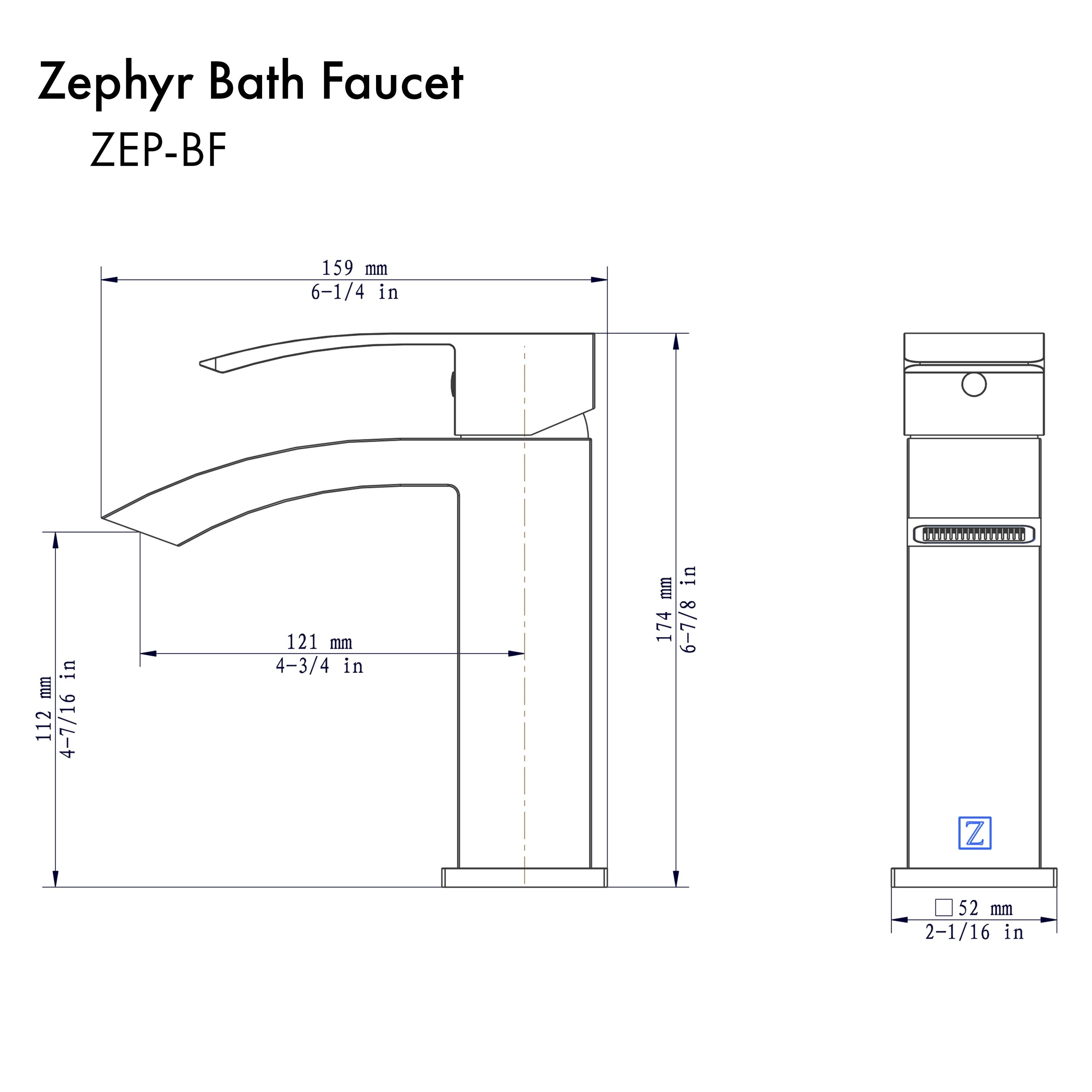 ZLINE KITCHEN & BATH ZEP-BF-CH Lavatory-Faucets - View #6