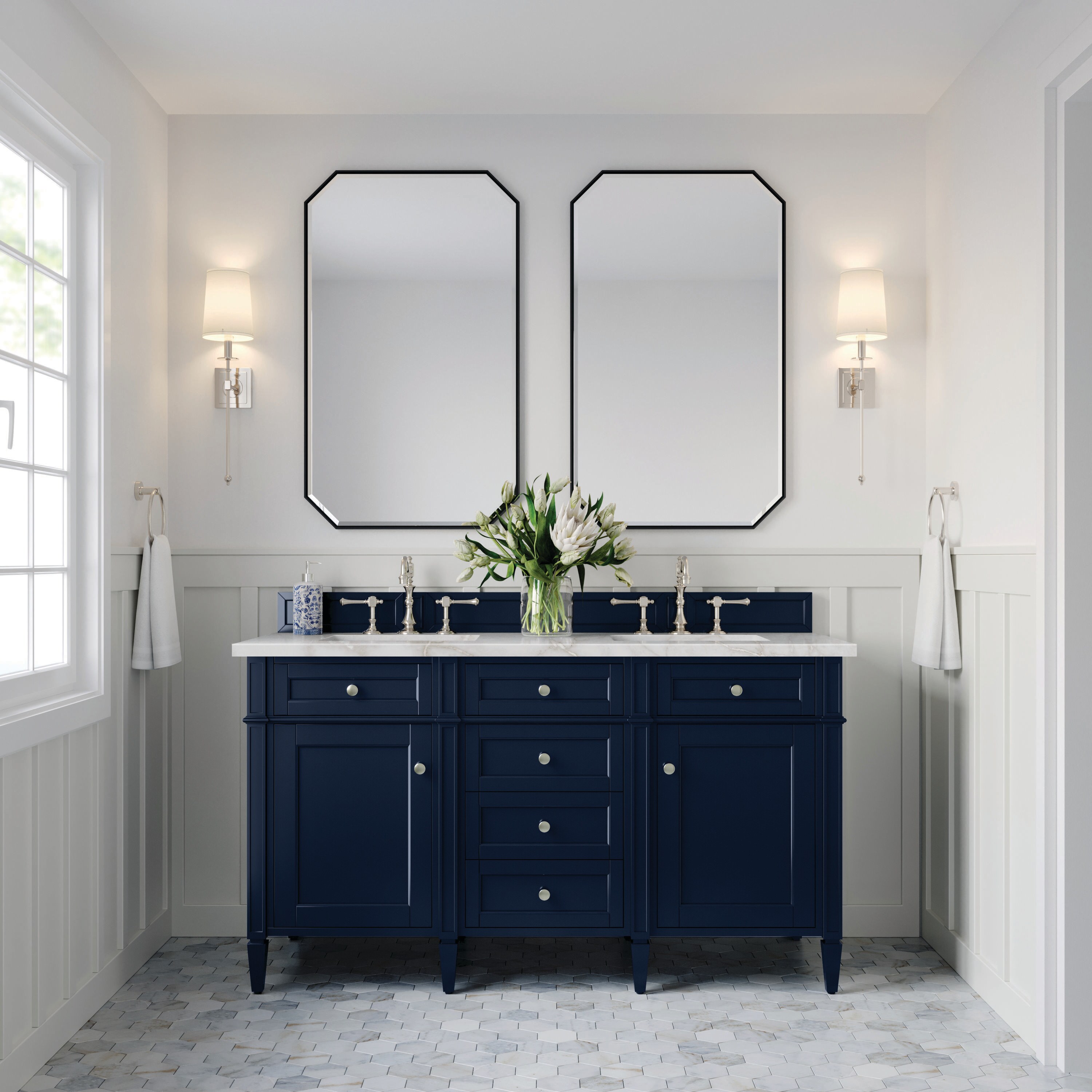 James Martin Vanities 650-V60D-VBL-3VSL Bath-Vanity-Combo - View #2