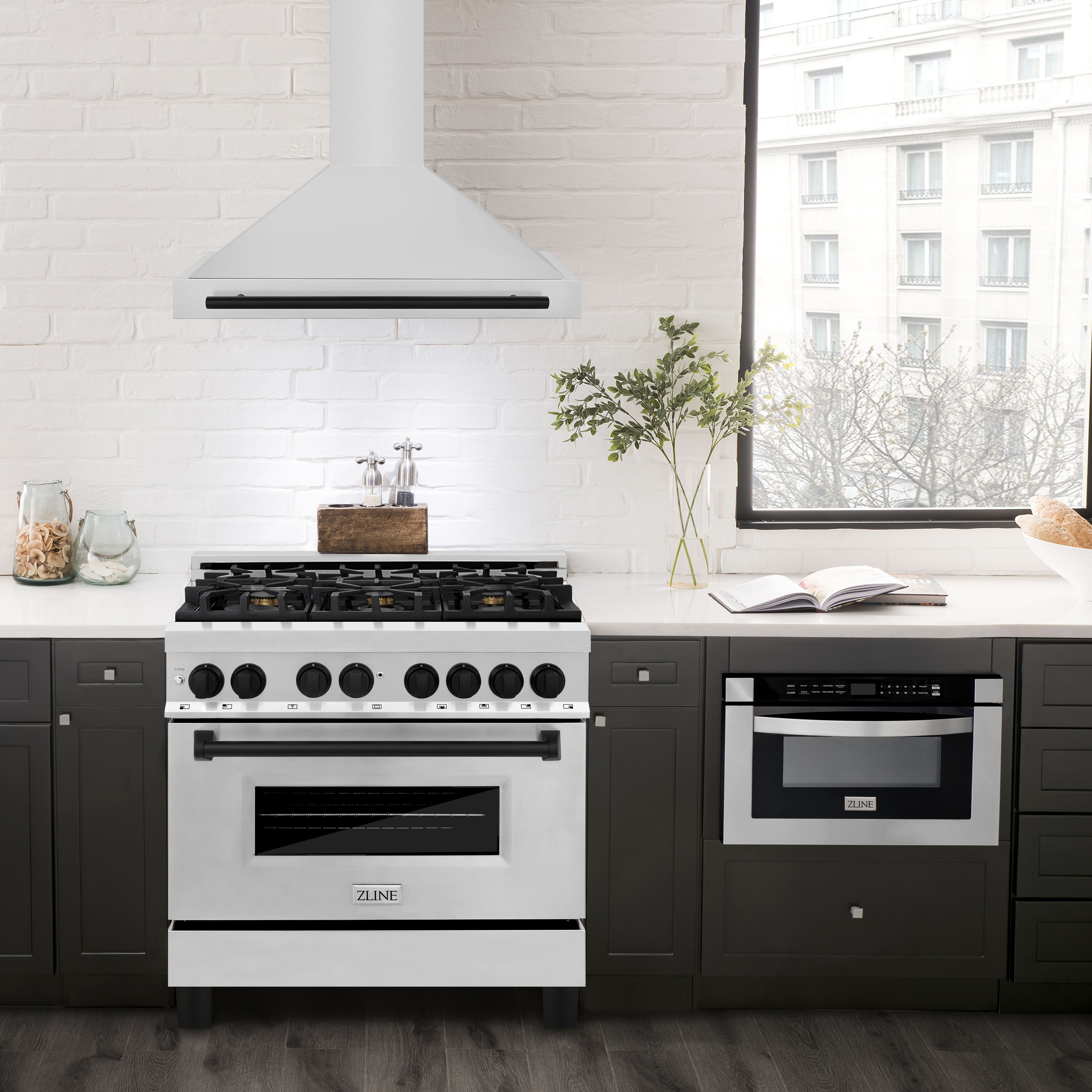 ZLINE KITCHEN & BATH KB4STZ-36-MB Wall-Mounted-Range-Hoods - View #4
