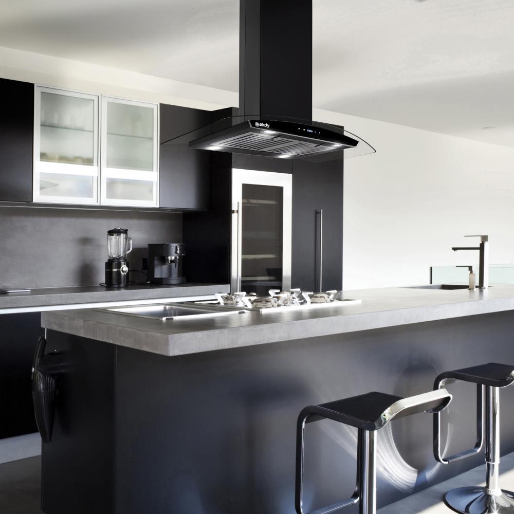 AKDY RH0481 Island-Range-Hoods - View #3
