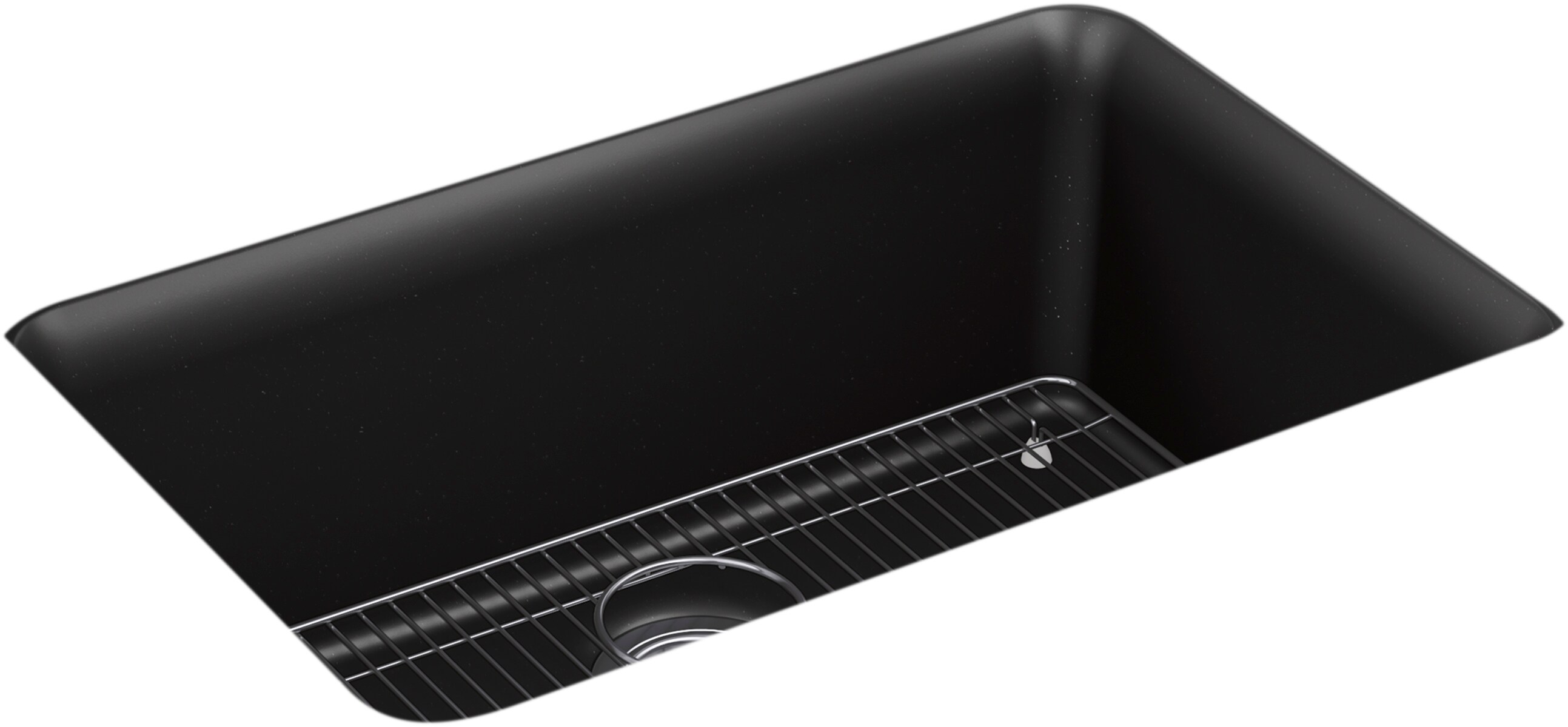 KOHLER K-28000-CM7 Cairn Undermount 27.5-Inches x 18.31-Inches Composite Single bowl Kitchen Sink