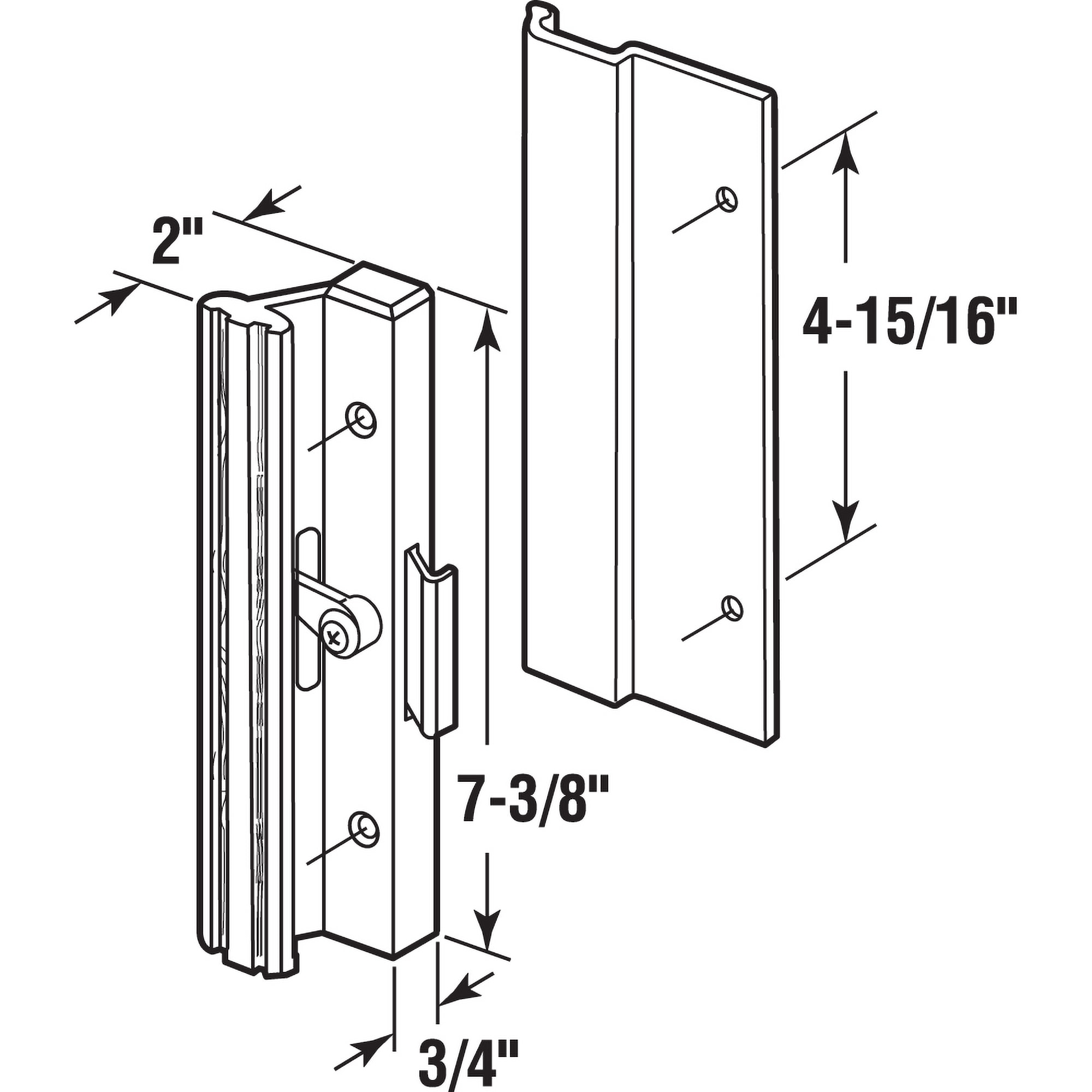 Prime-Line MP1006 Sliding-Patio-Door-Handles - View #2