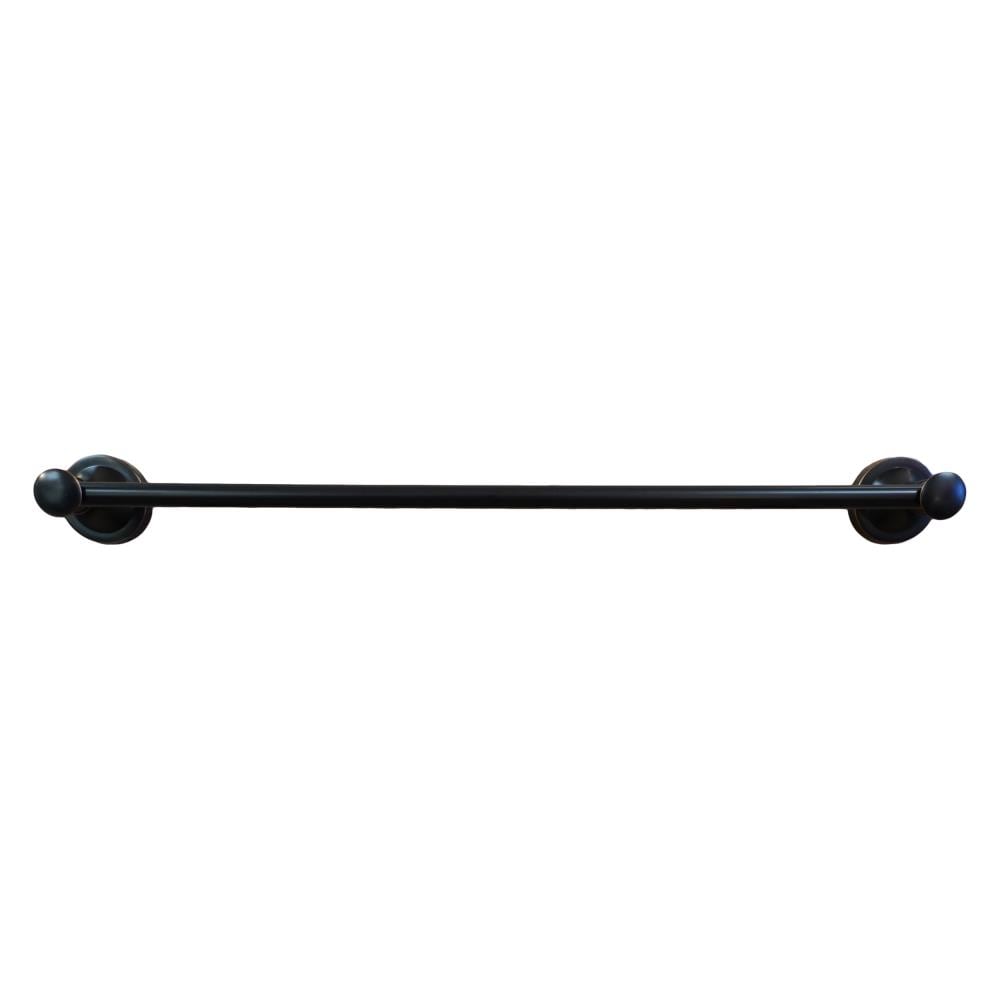 London 24-in Oil-Rubbed Bronze Wall Mount Single Towel Bar | - Dyconn Faucet BLNTB24-ORB