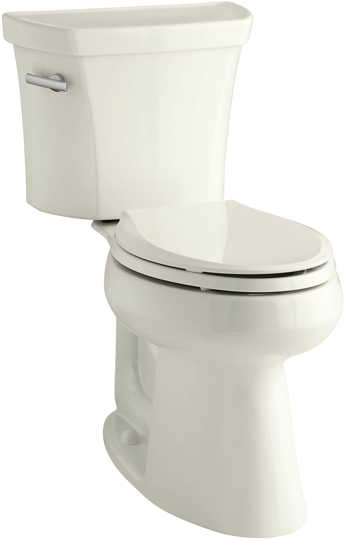 KOHLER K-3889-96 Highline Biscuit Single Elongated Chair height 2-piece Toilet 10-in Rough-In WaterSense 1.28 GPF