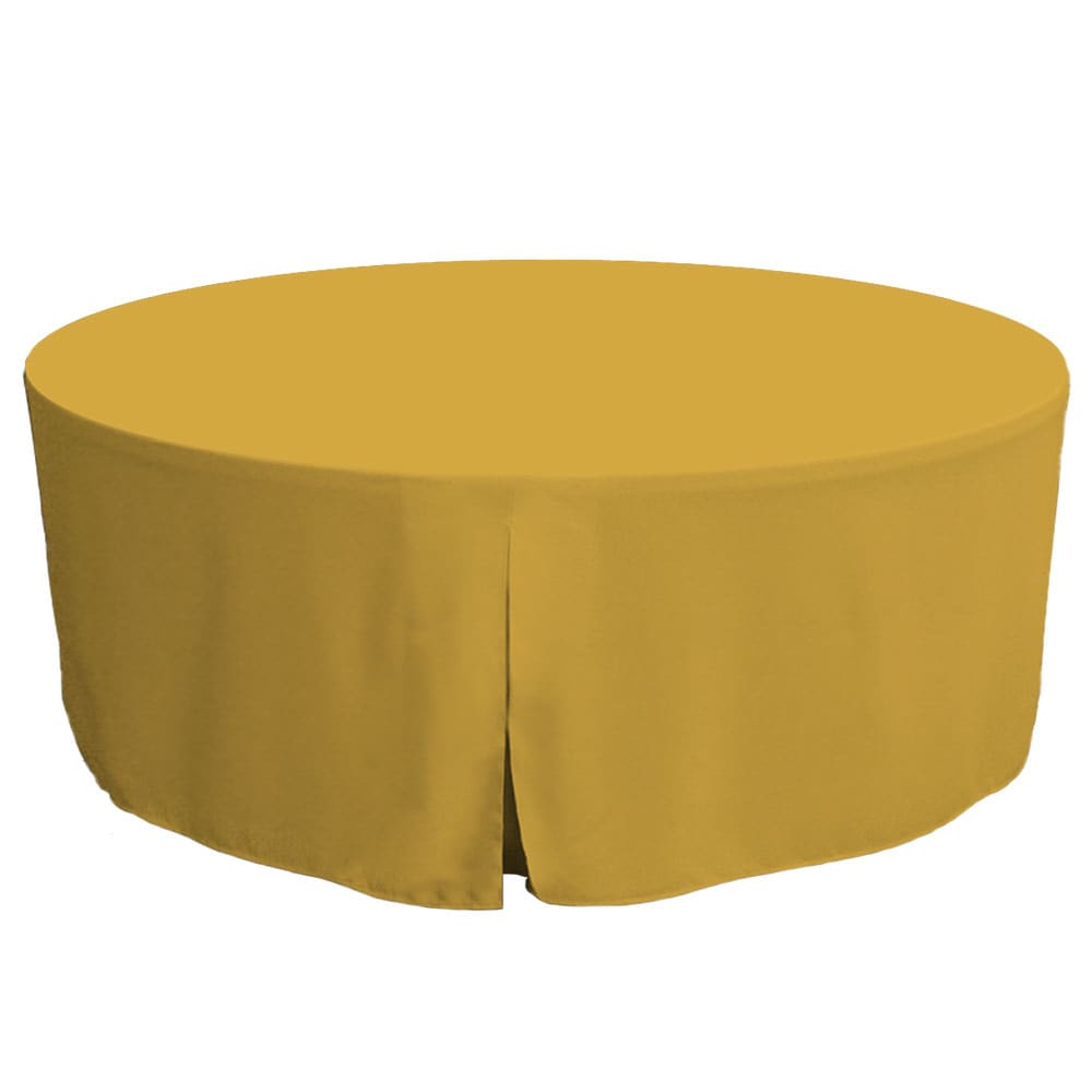 WestPoint Home 028828404411 Tablevogue Table Cover Collection Fitted Indoor/Outdoor Mimosa Table Cover for 72-in round