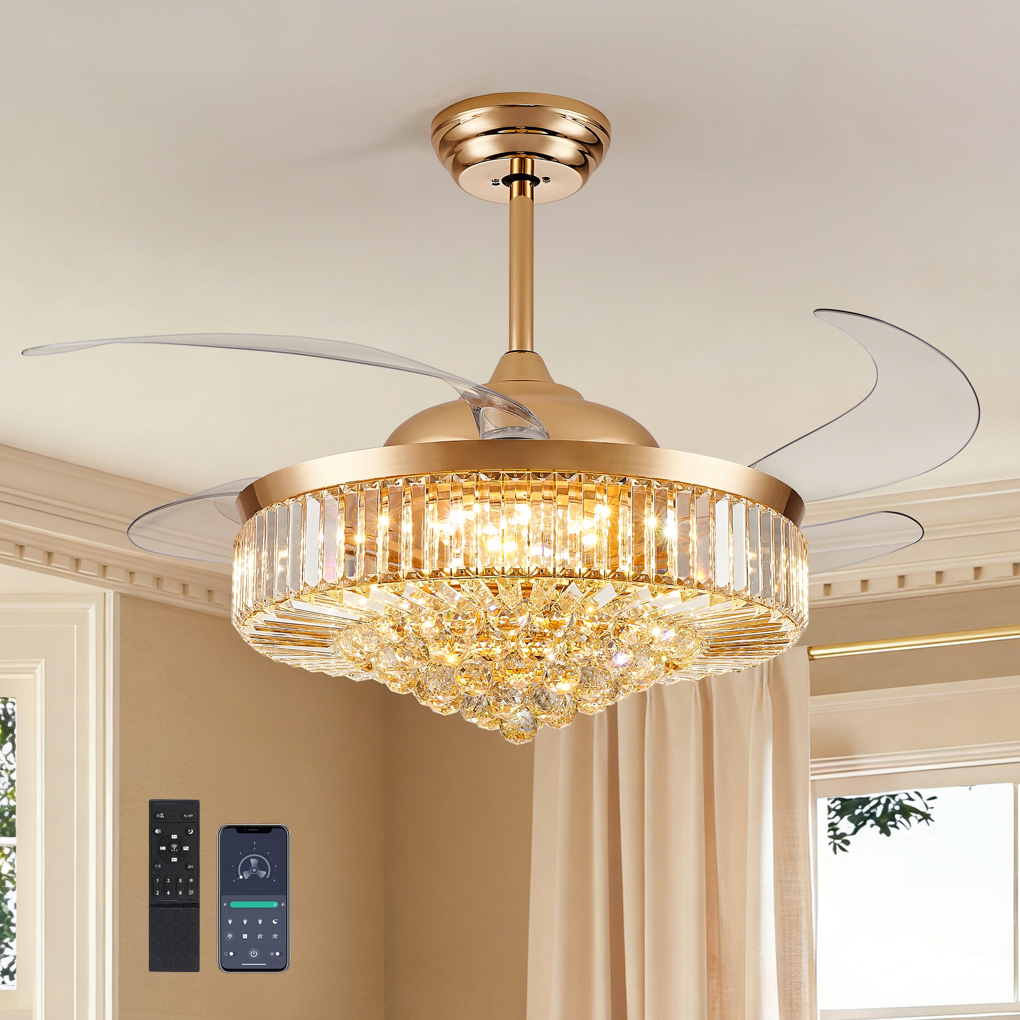 SILJOY LL-8111-52G Ceiling-Fans - View #2