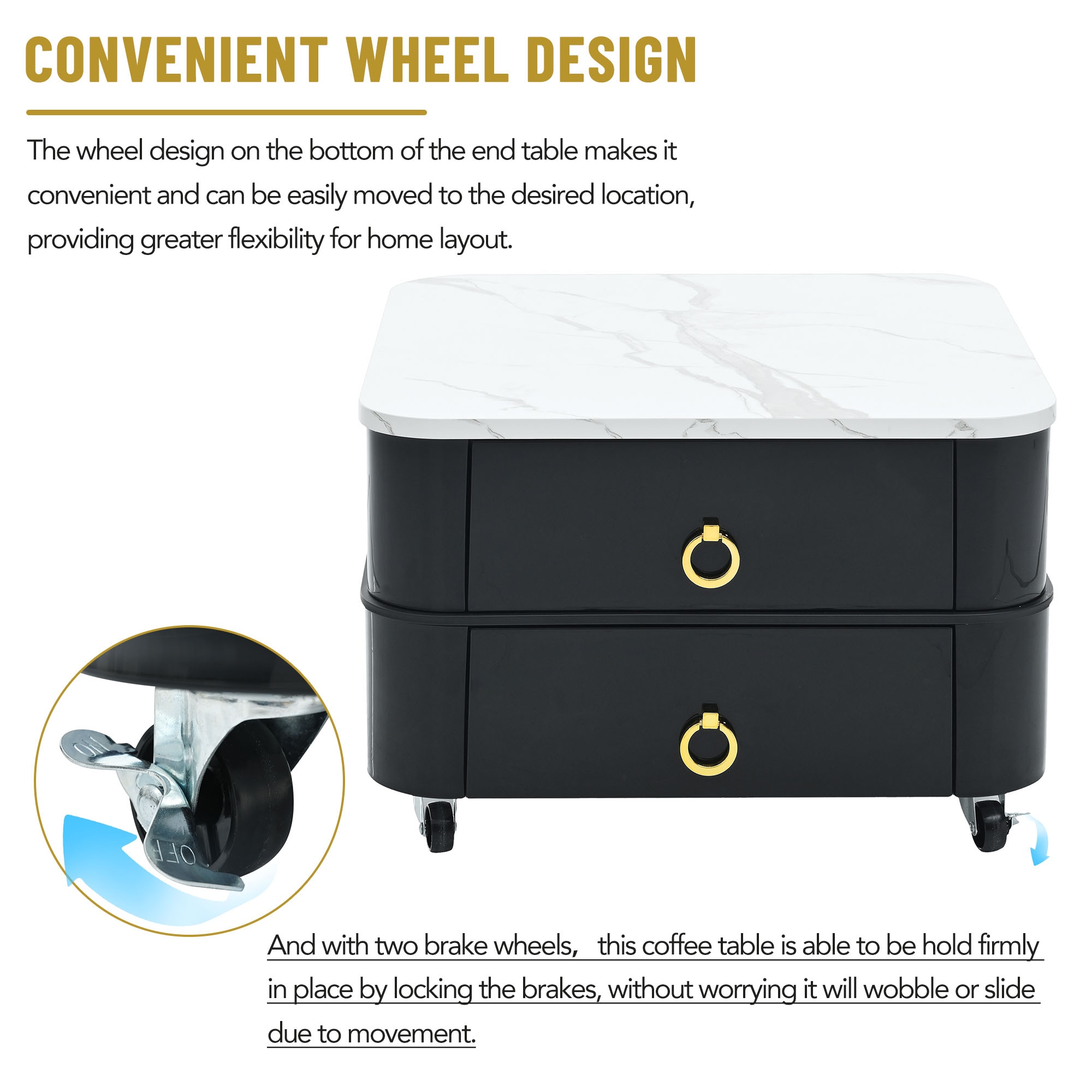 ModernLuxe WF324359AAB Coffee-Tables - View #2