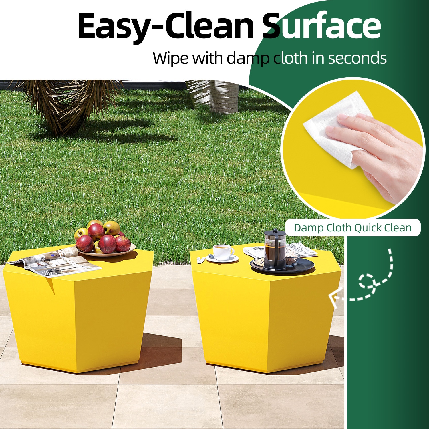 Patio Watcher LS-T28M-6BX-LMY-2PC Patio-Tables - View #6