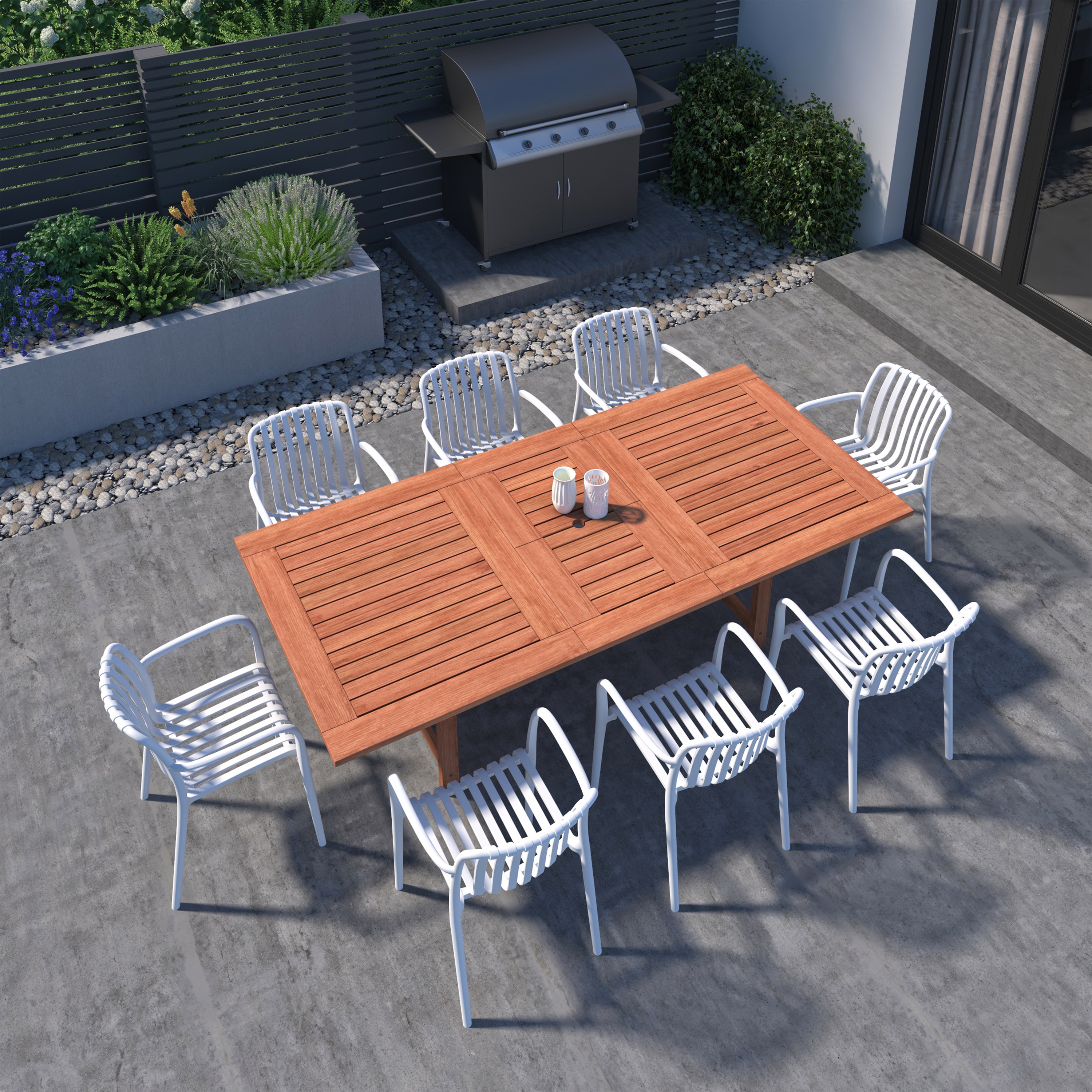 Amazonia LWS-542-8-CURA-WHT Patio-Dining-Sets - View #3