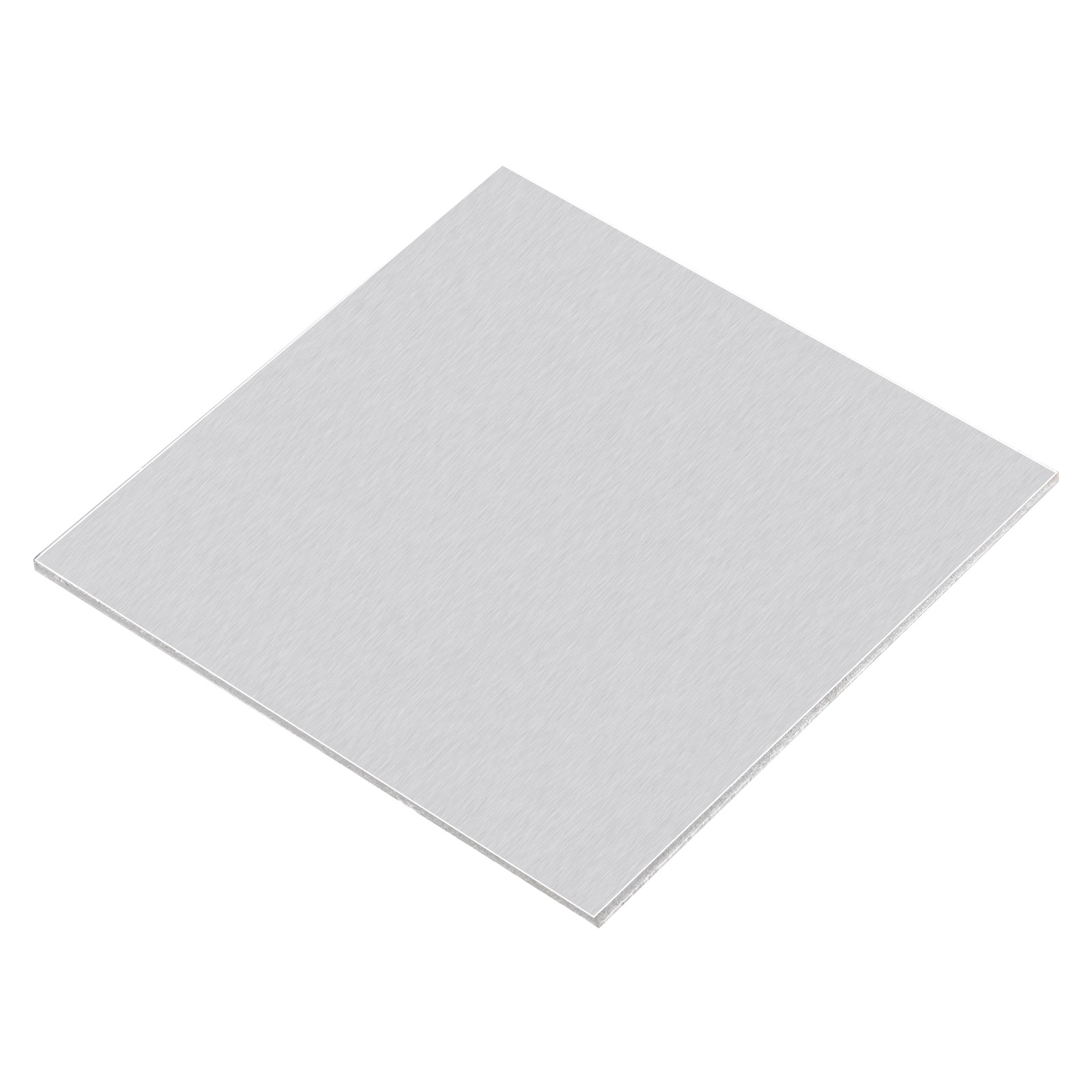 Unique Bargains 1060 Aluminum Sheet 100mm x 100mm Rectangle Aluminum Plate 3mm Thick Flat Metal Stock with Protective Film