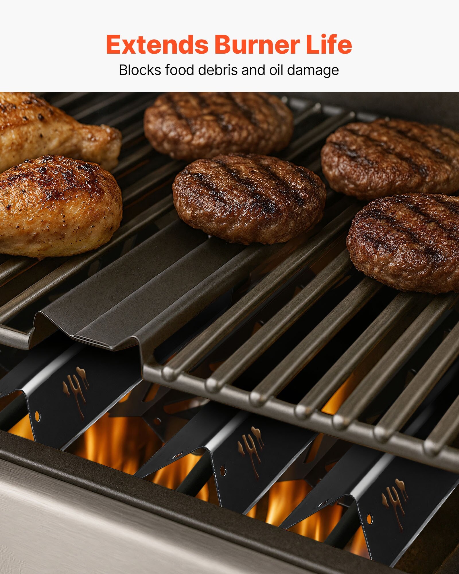 GIVIMO LW102GIVSS1466 Gas-Grill-Cookgrates-Warmracks - View #7