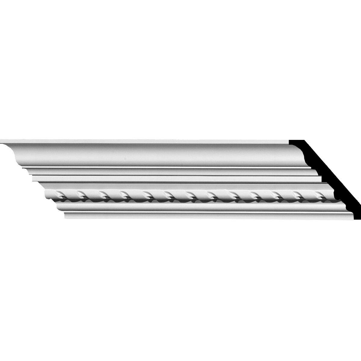 Windsor Rope Design Primed Polyurethane Crown Moulding
