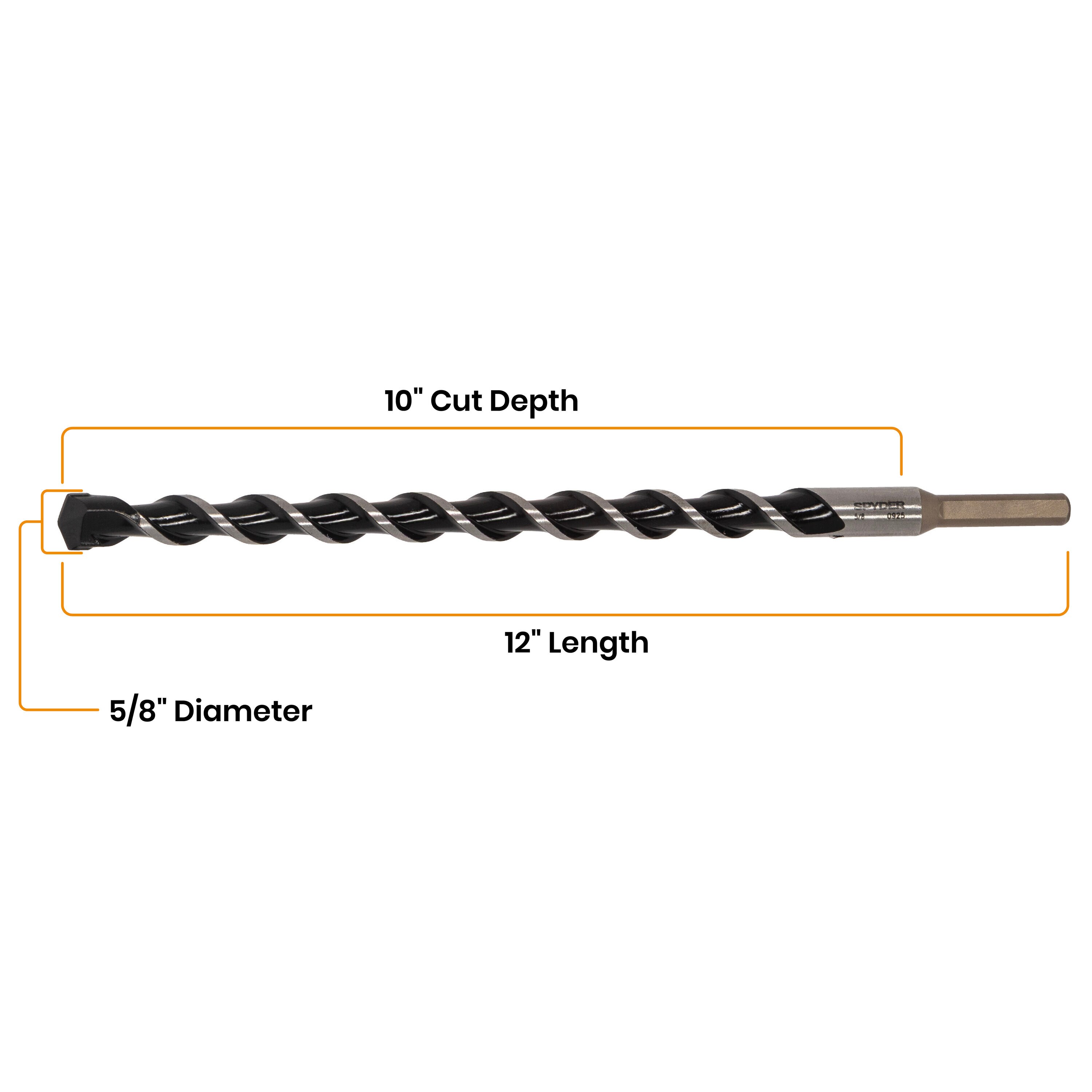 Spyder 950069 Cement-Masonry-Drill-Bits - View #7