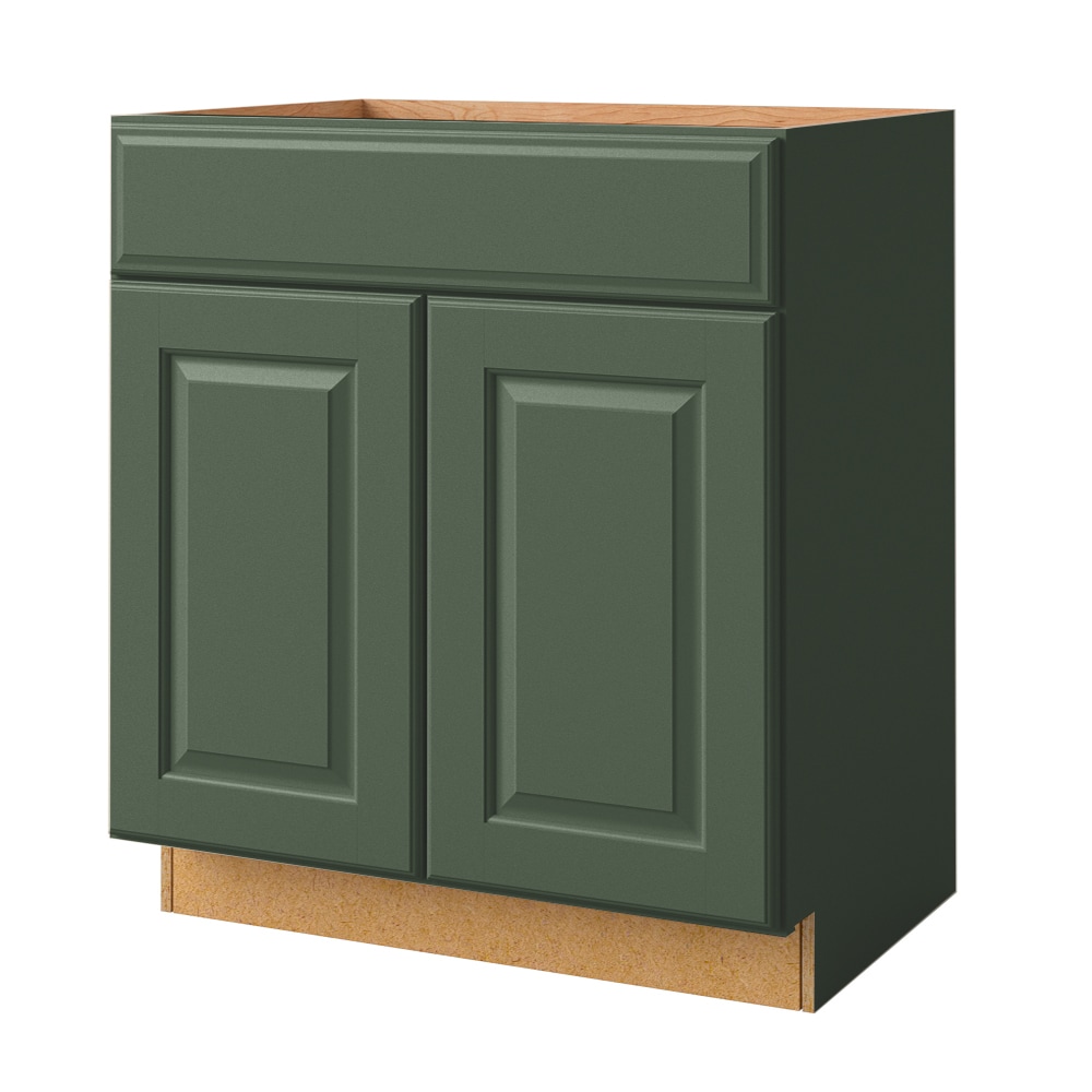 allen + roth 444MT Marston 33-in Sage Bathroom Vanity Base Cabinet without Top