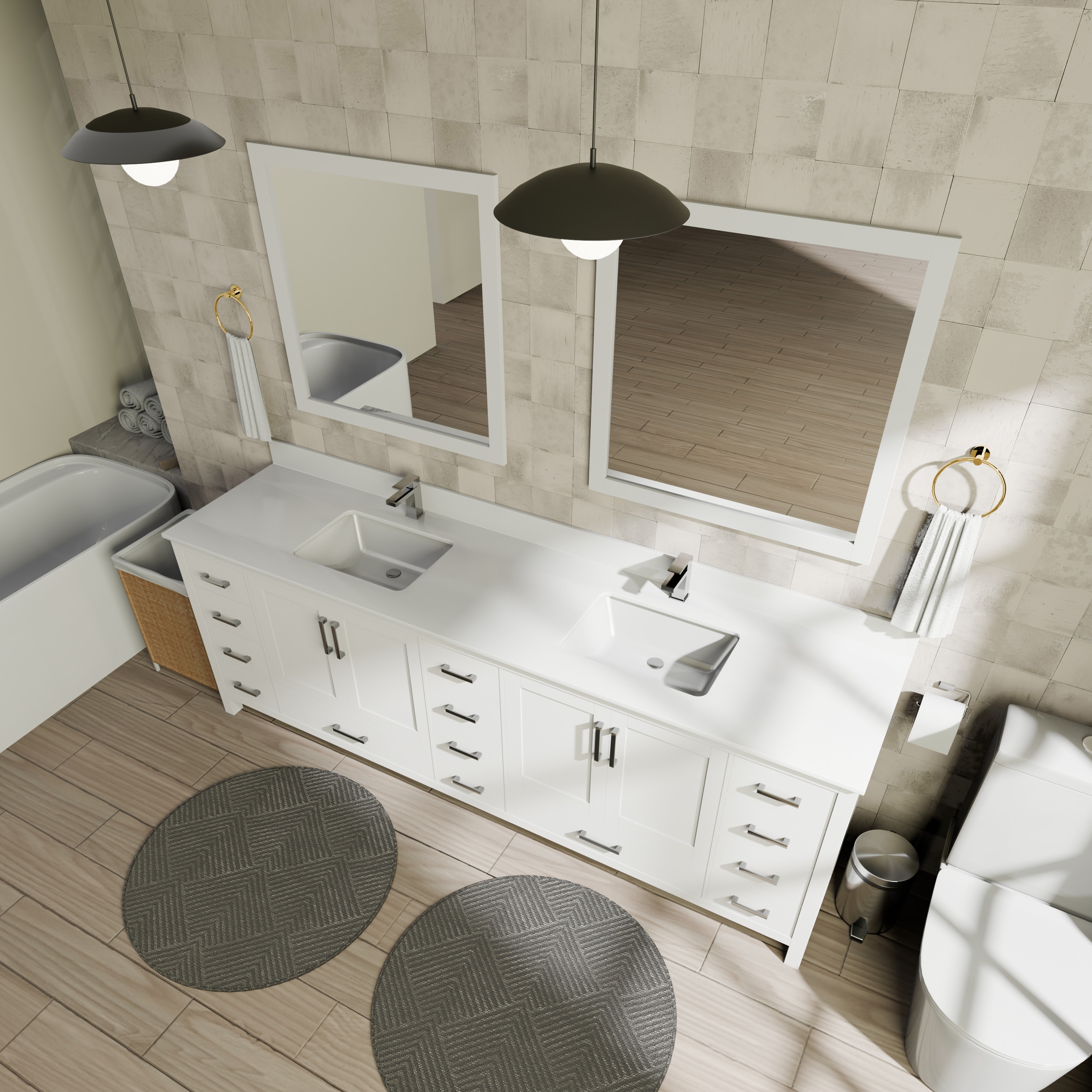 Lexora LVJ84DA310 Bath-Vanity-Combo - View #7