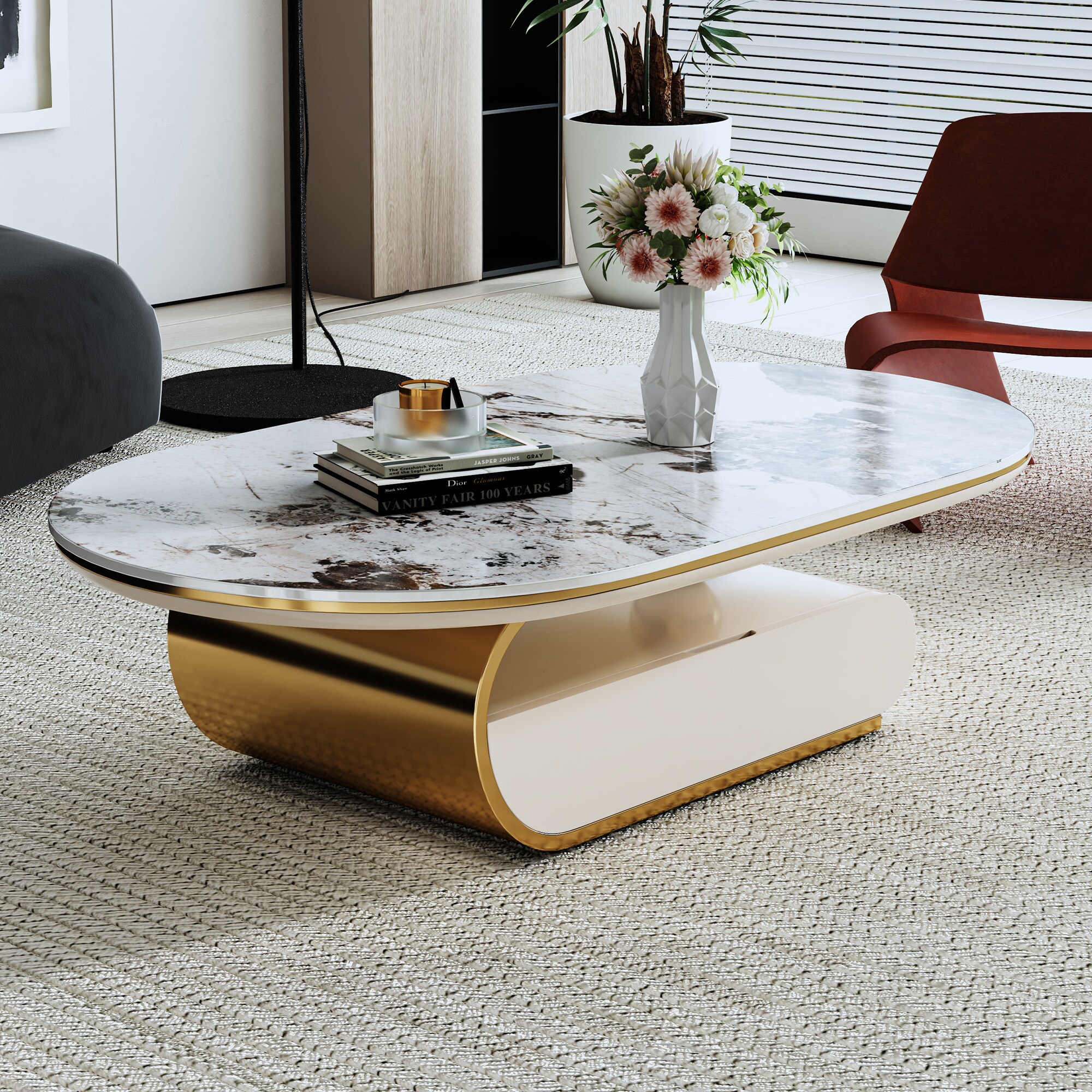 Oizaye YL-909GOLD Coffee-Tables - View #8