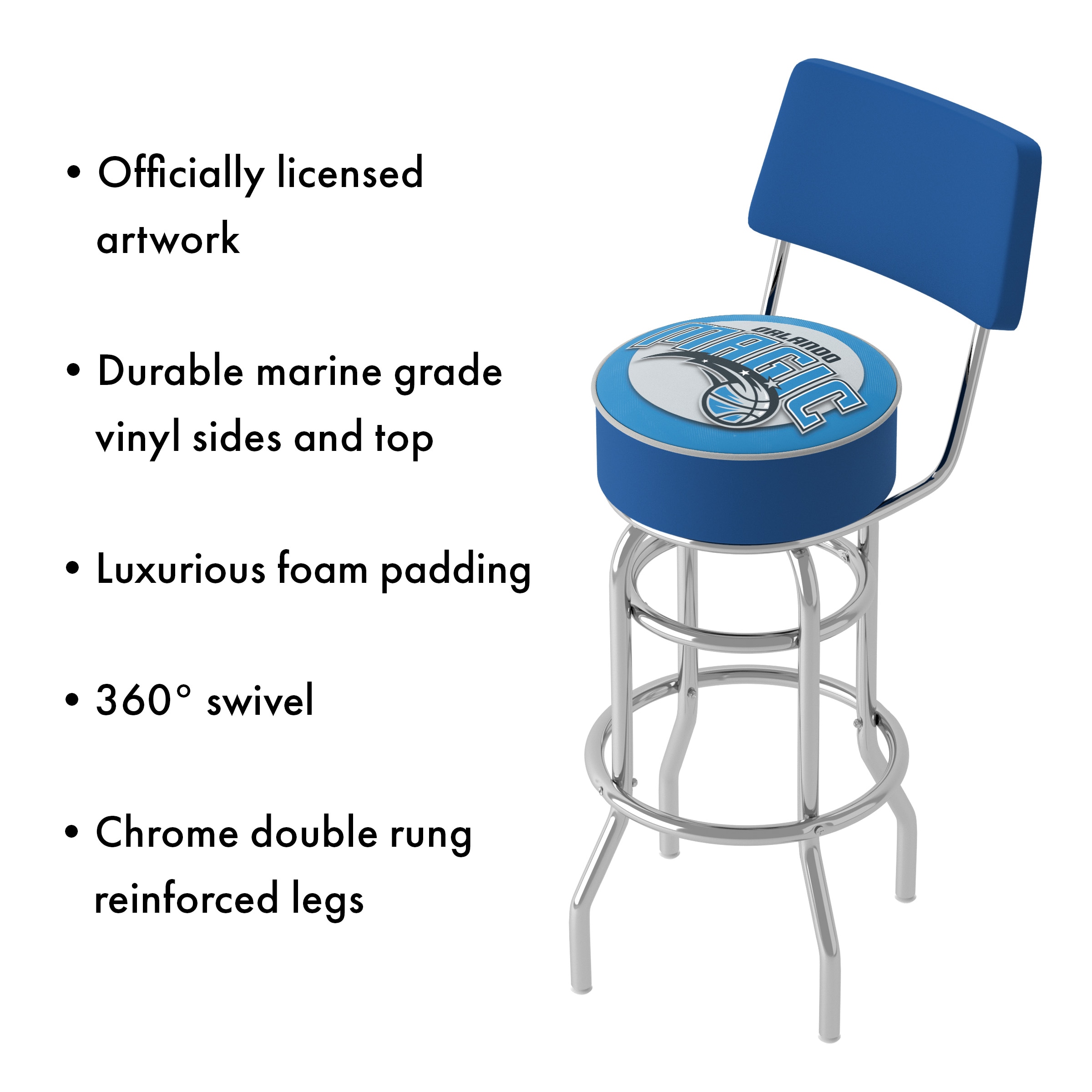 Trademark Gameroom NBA1100-OM-TWN stools - View #3