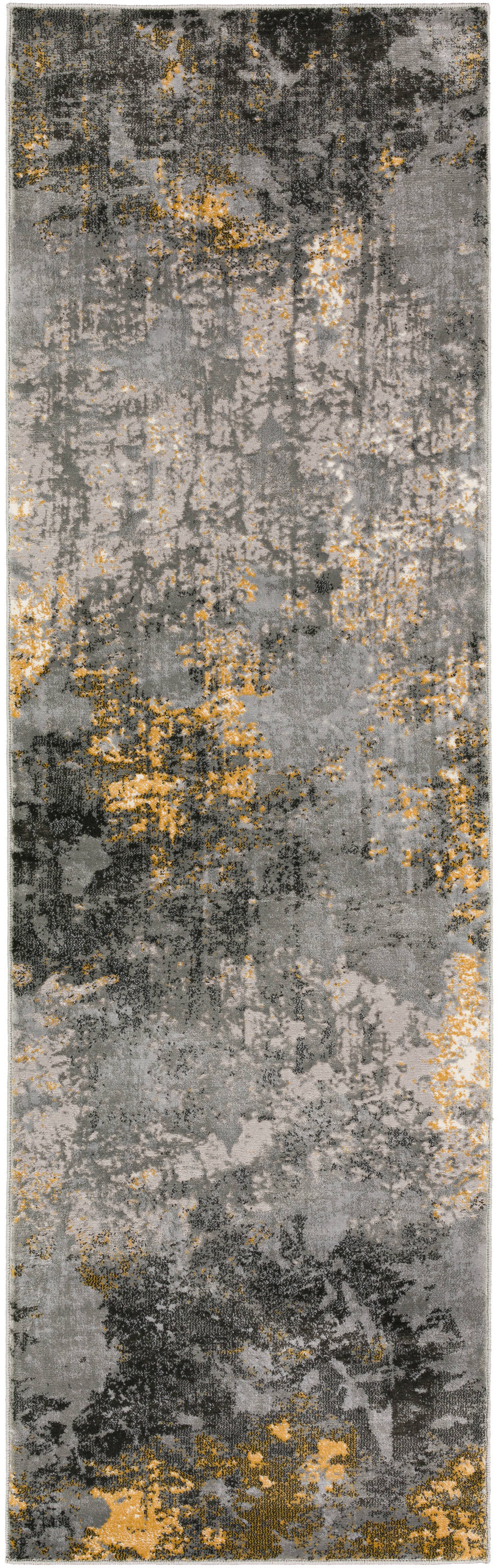 Addison Rugs ADA39GR2X7 Dayton 2 x 7 Gray Indoor Abstract Vintage Runner Rug