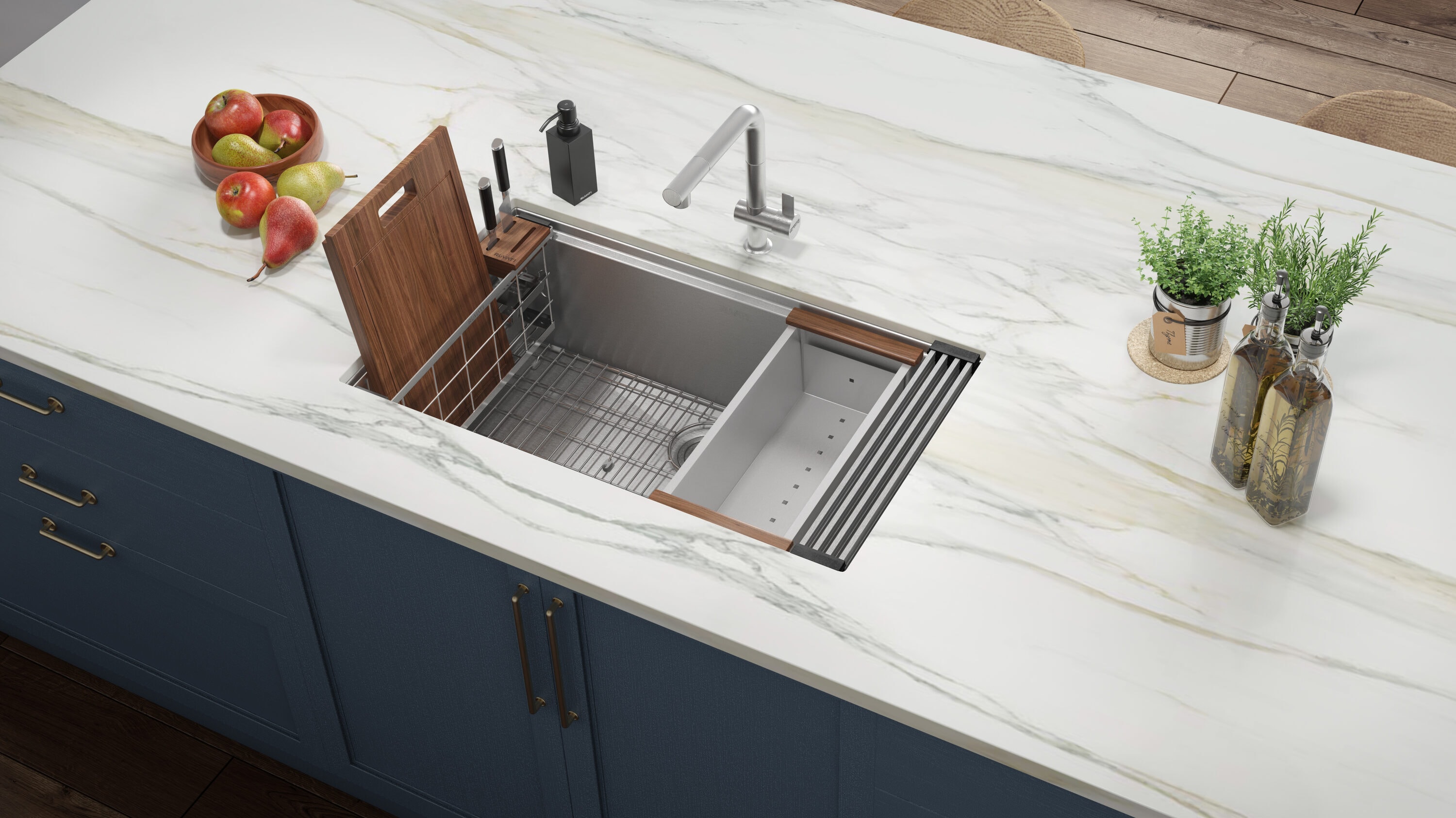 Ruvati RVA1580 Kitchen-Sink-Accessory-Kits - View #7