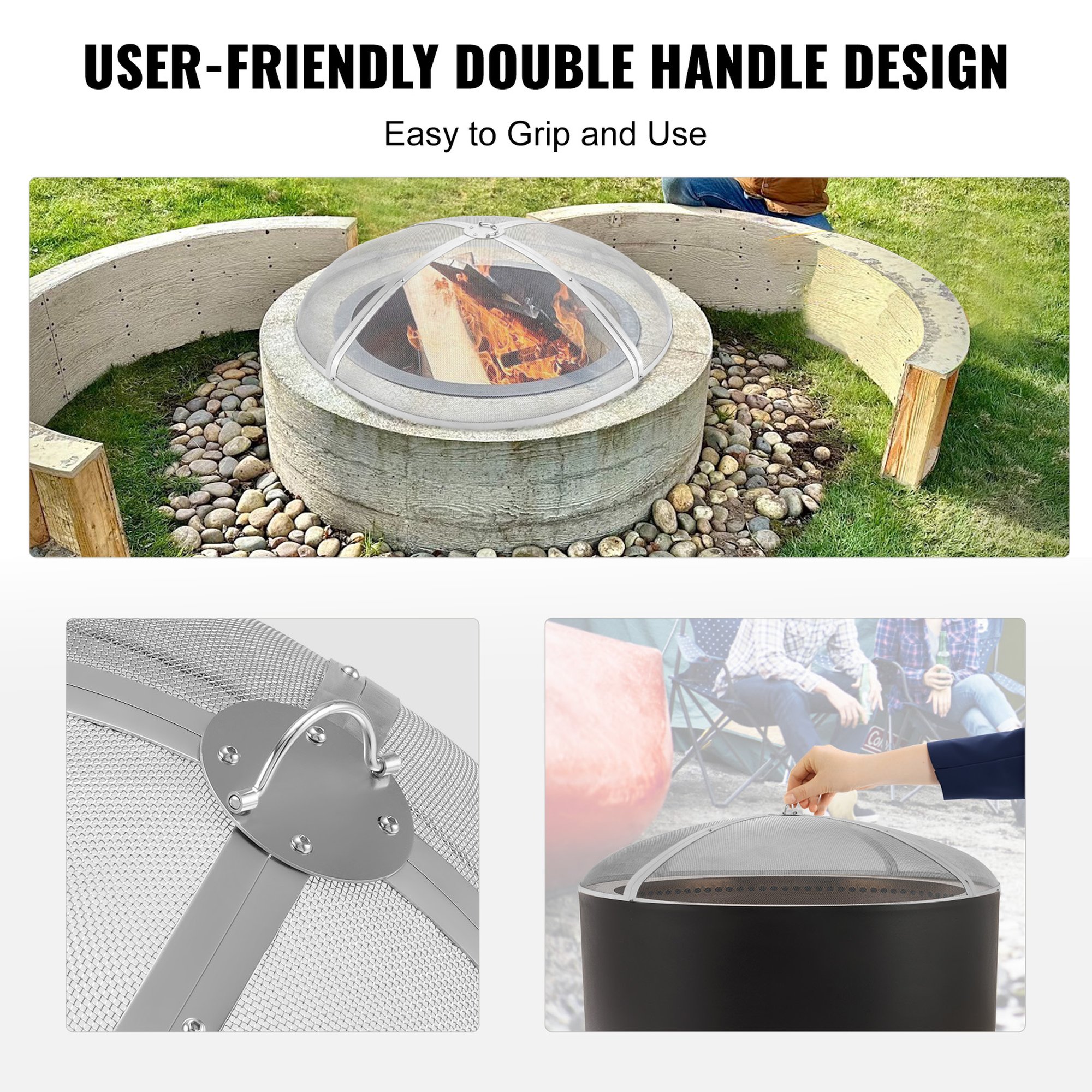 Numhew NHDREW29716 Fire-Pit-Covers - View #5