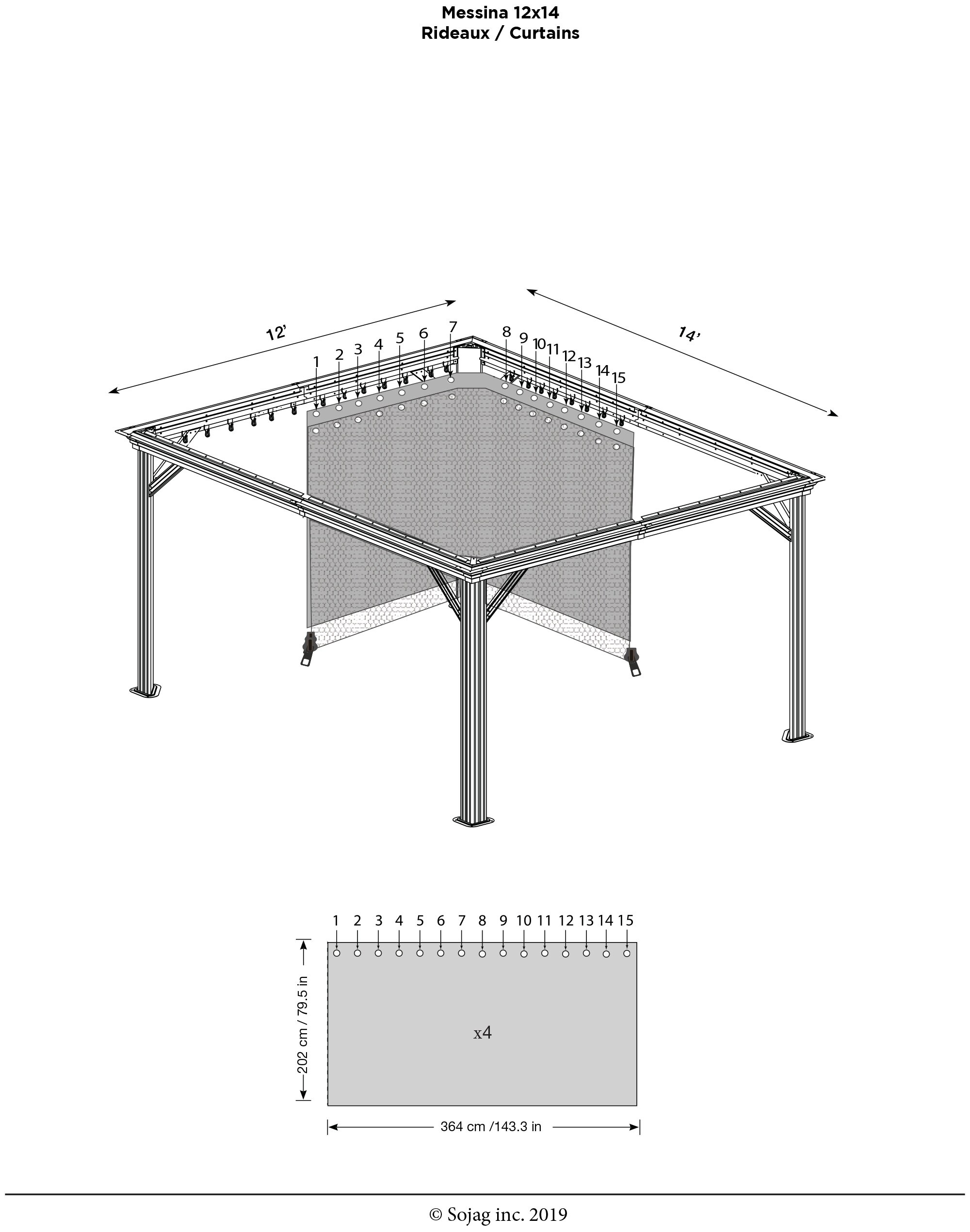 Sojag 135-9165678 Gazebo-Parts-Accessories - View #8