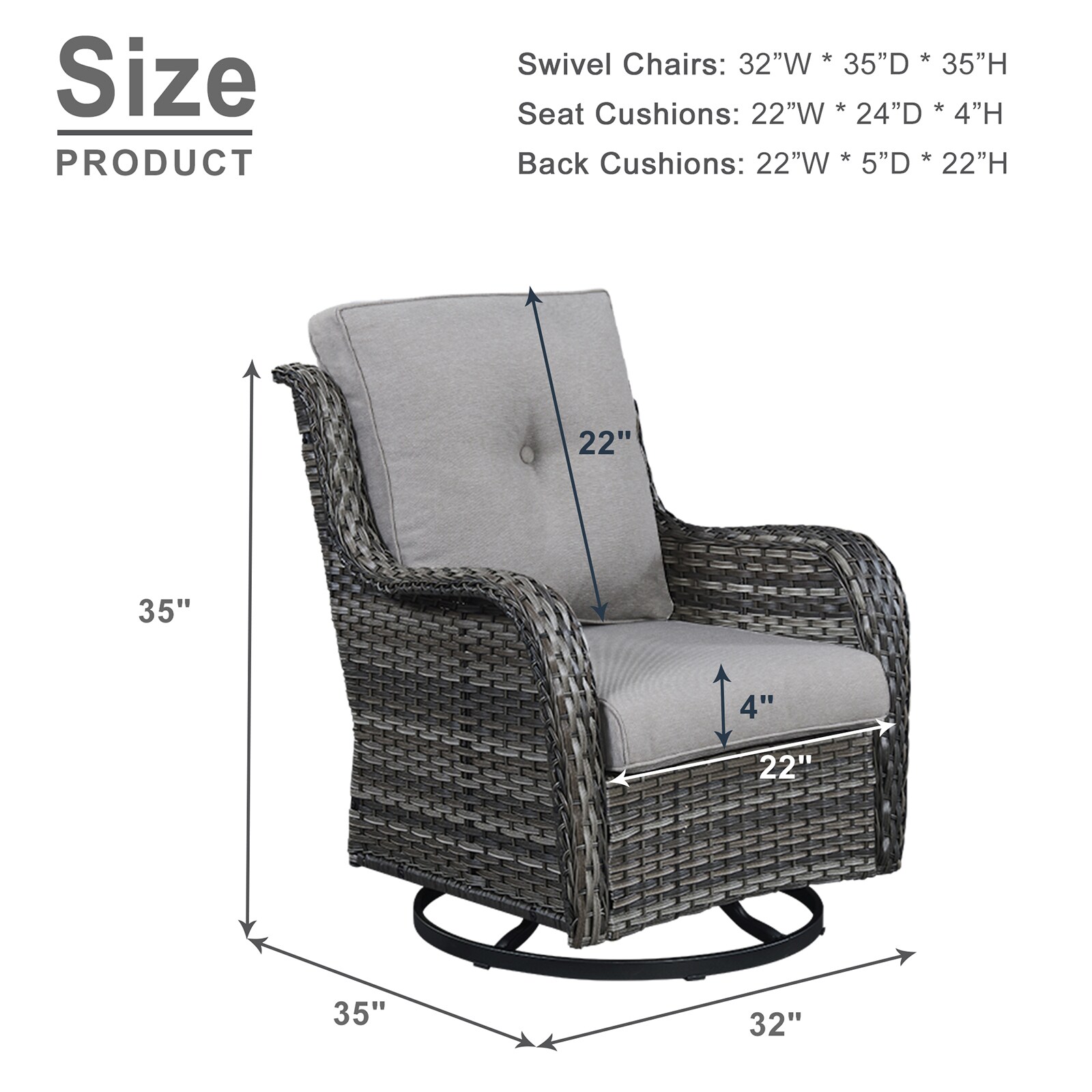 Rilyson FS024-2X2 Patio-Chairs - View #8