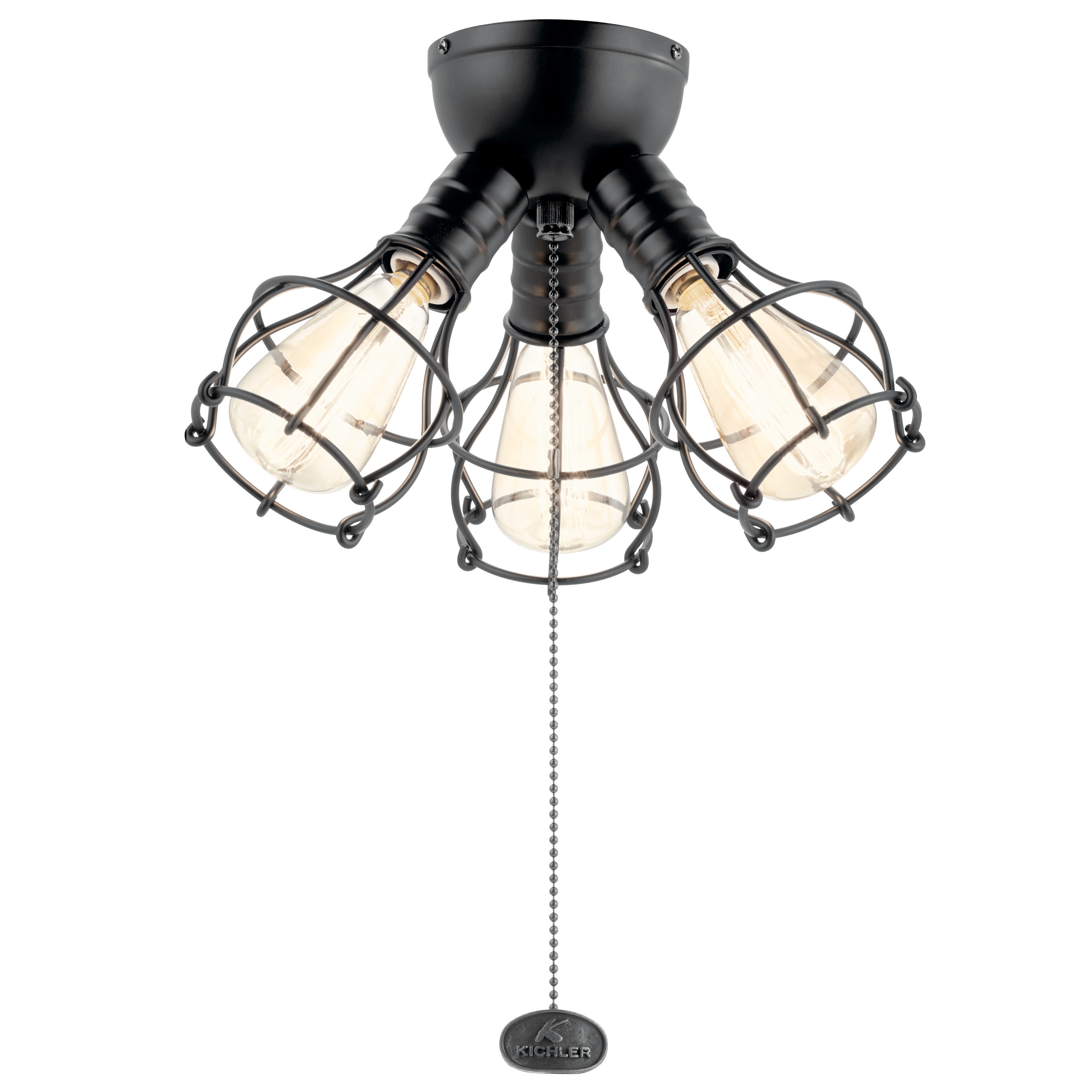 Kichler 380041SBK Ceiling-Fan-Blade-Arms - View #2