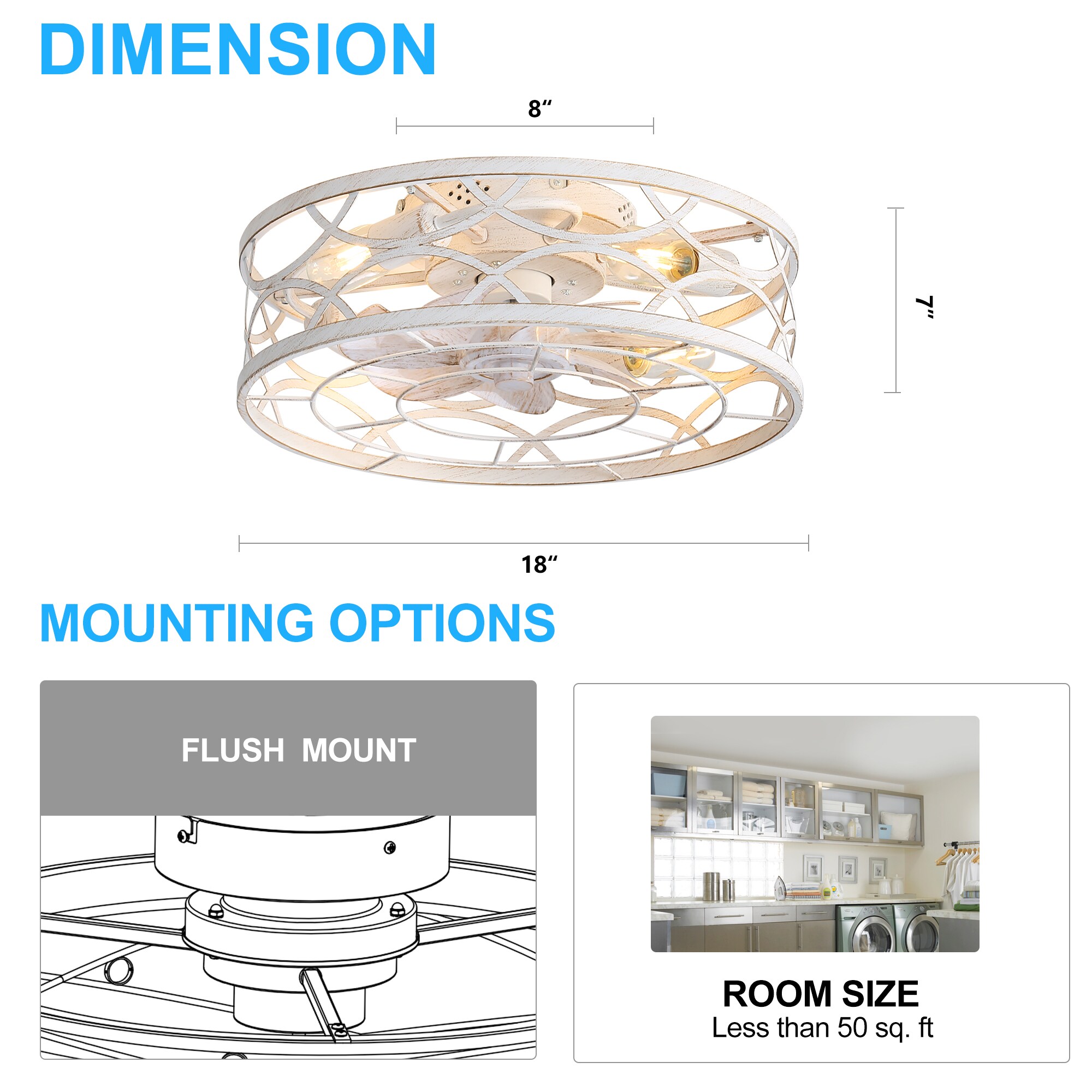 Breezary 30011-WH Ceiling-Fans - View #13