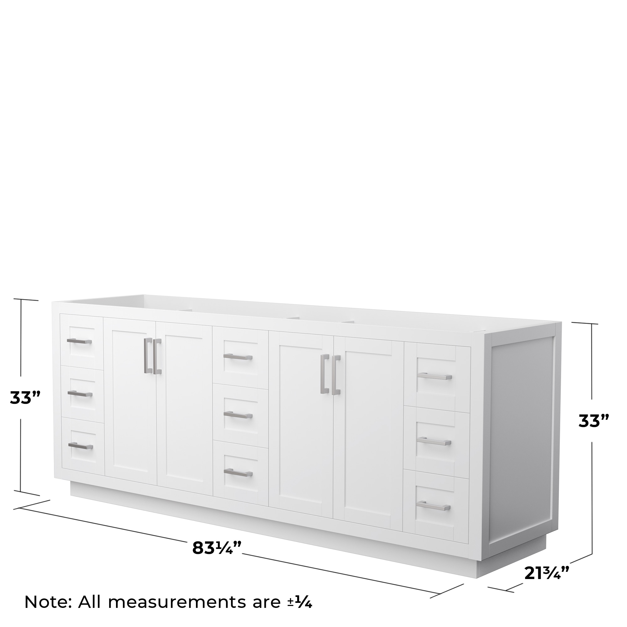 Wyndham Collection WCF292984DWHCXSXXMXX vanities - View #3