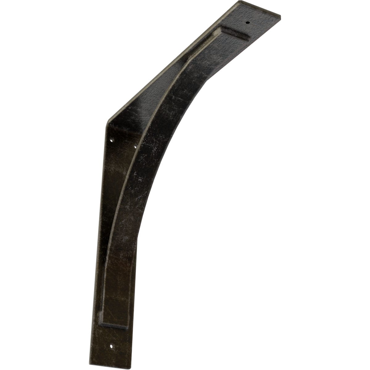 Ekena Millwork BKTM03X18X18MOAWS Morris Morris 18-in x 3-in x 18-in Gray Steel Mounting bracket