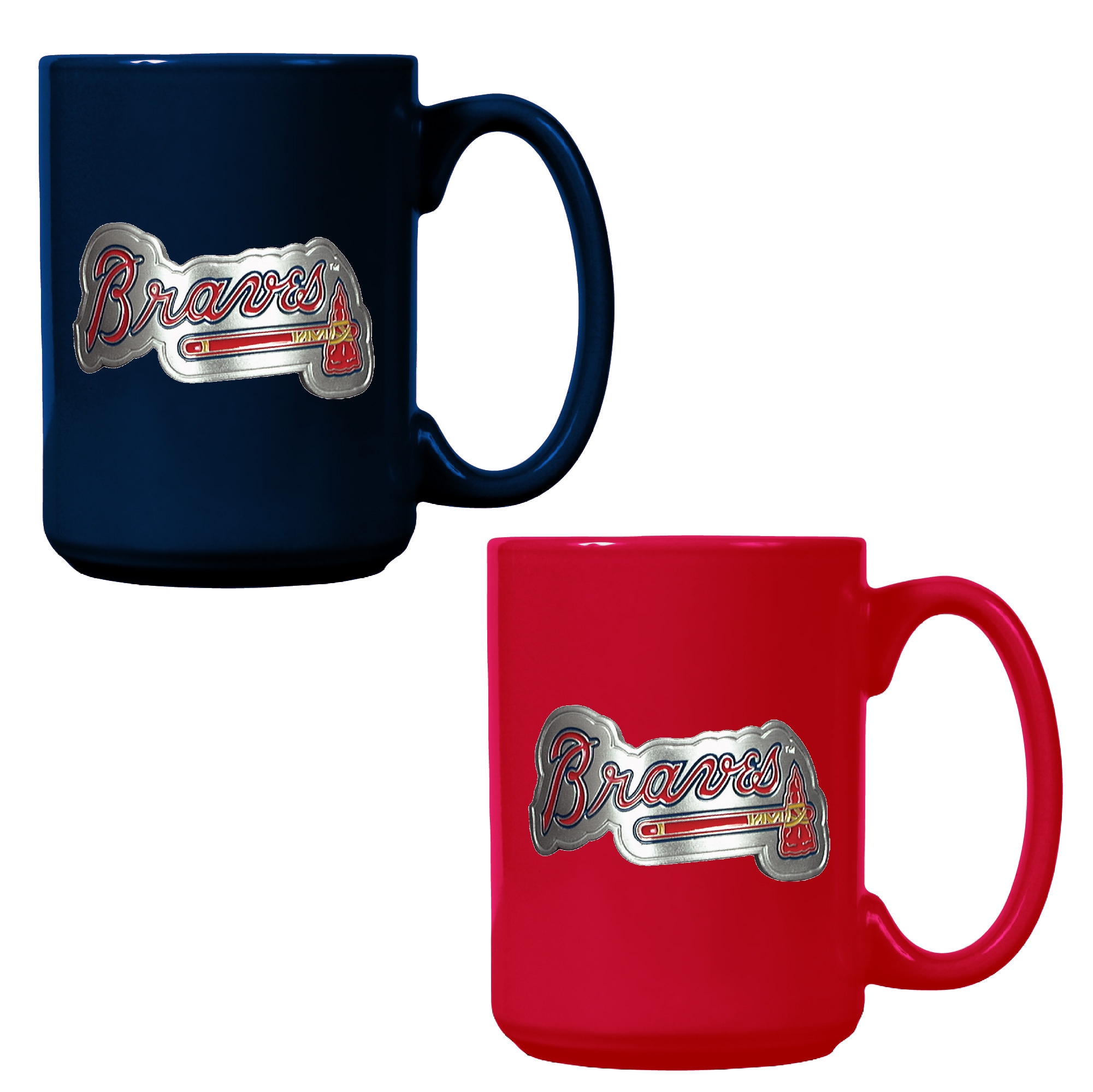 GREAT AMERICAN GMBGMR2101-4 15-fl oz Ceramic Multi Colored Mug Set of: 2