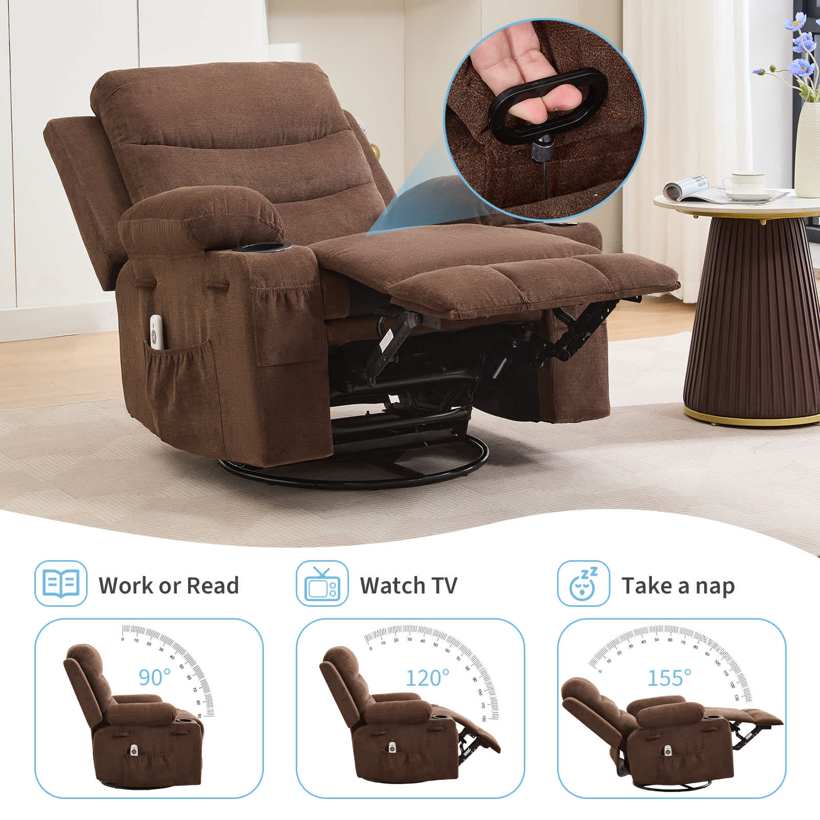 Qeetex SUN-PHK-34BYFYFN recliners - View #3