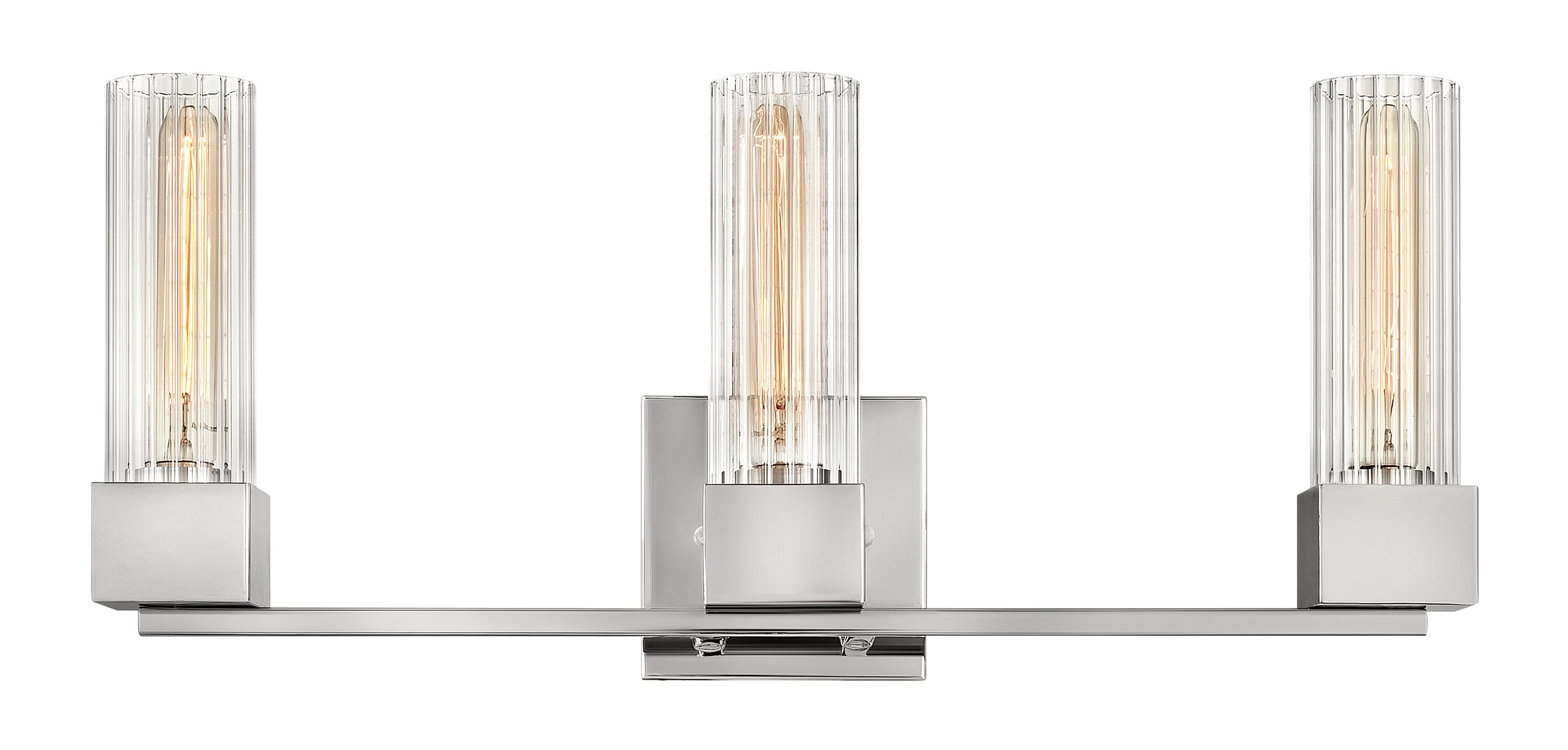 Hinkley 5973PN Xander 23-in 3 -Light Polished Nickel Modern/contemporary Vanity light